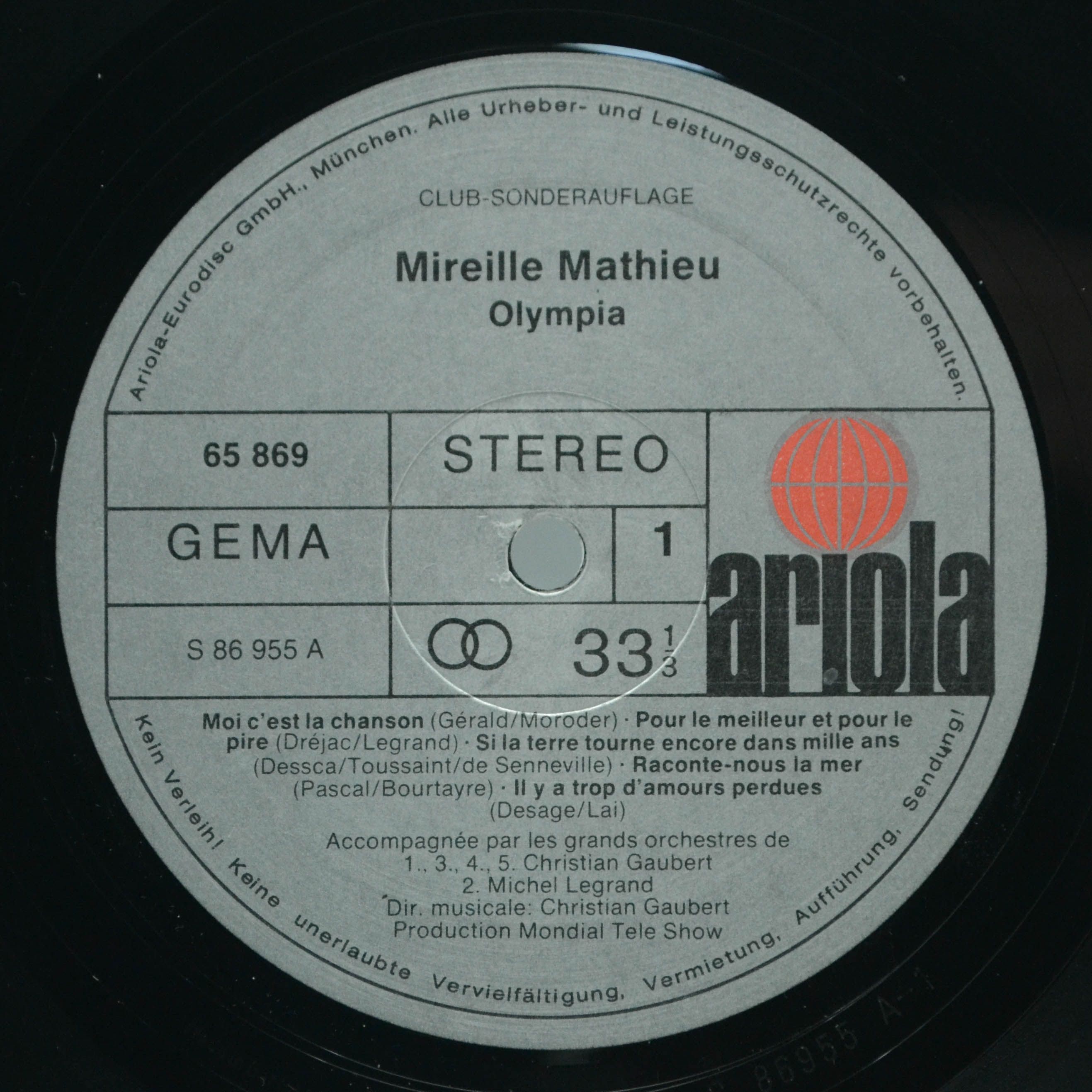 Mireille Mathieu — Olympia, 1973