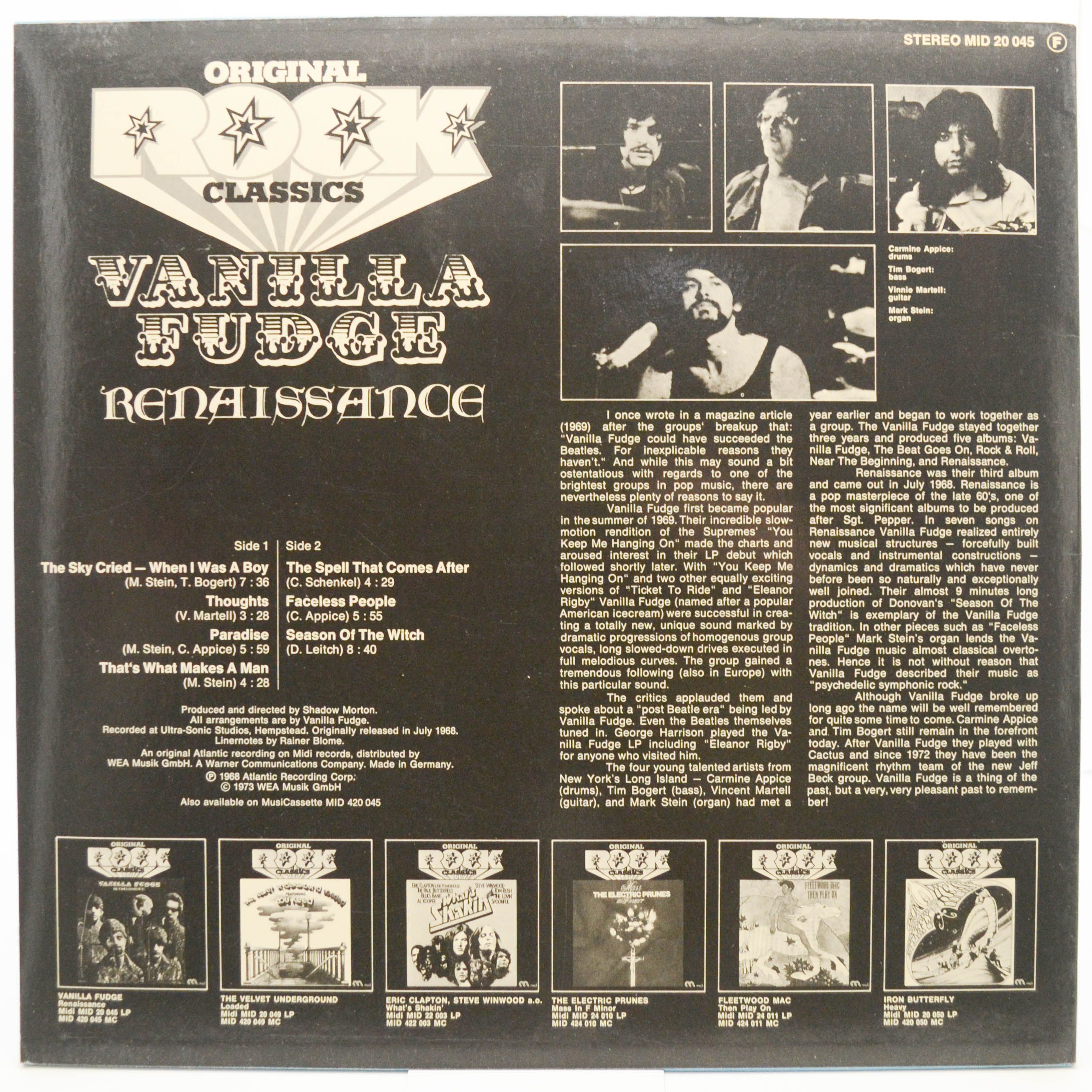 Vanilla Fudge — Renaissance, 1968