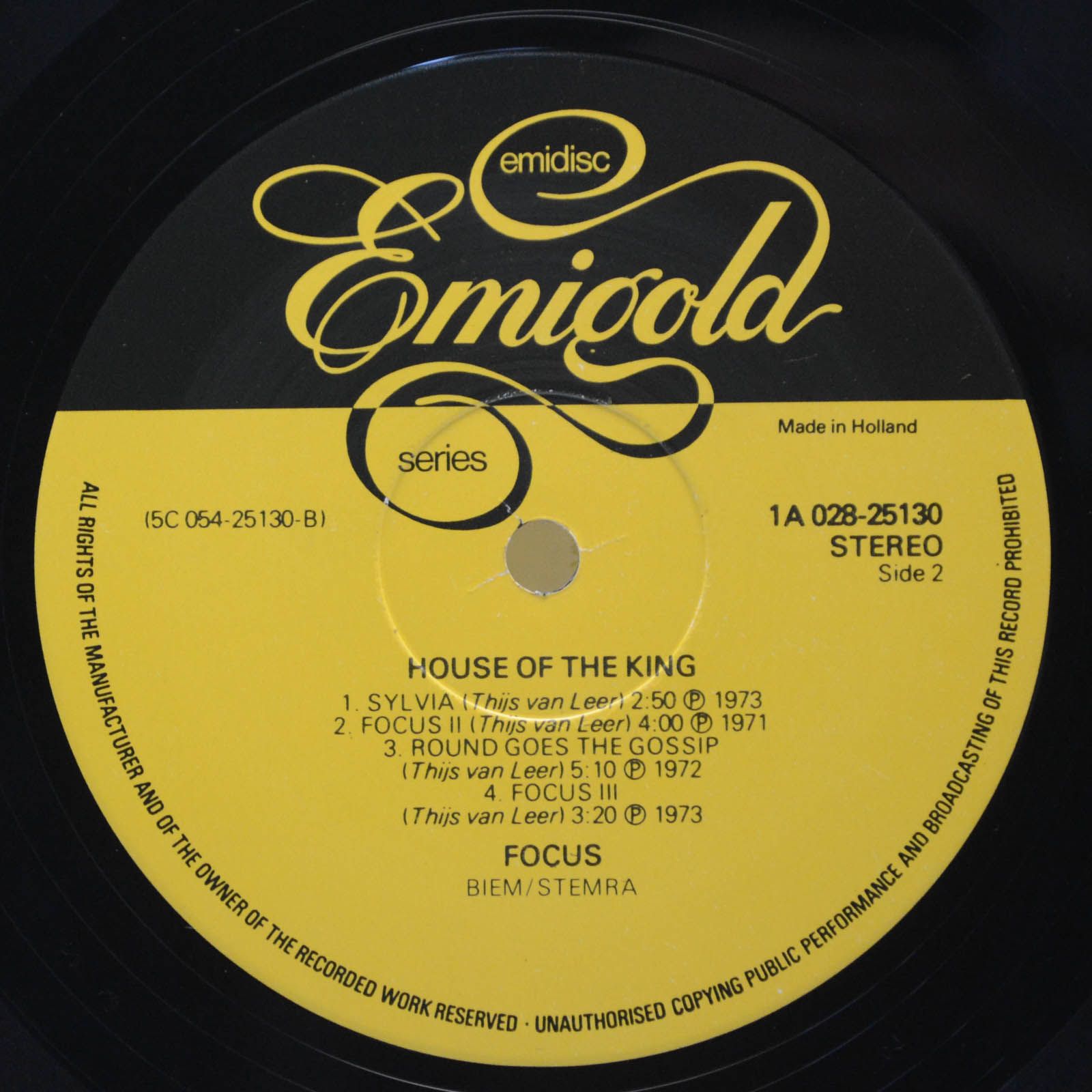 Focus — House Of The King, 1976