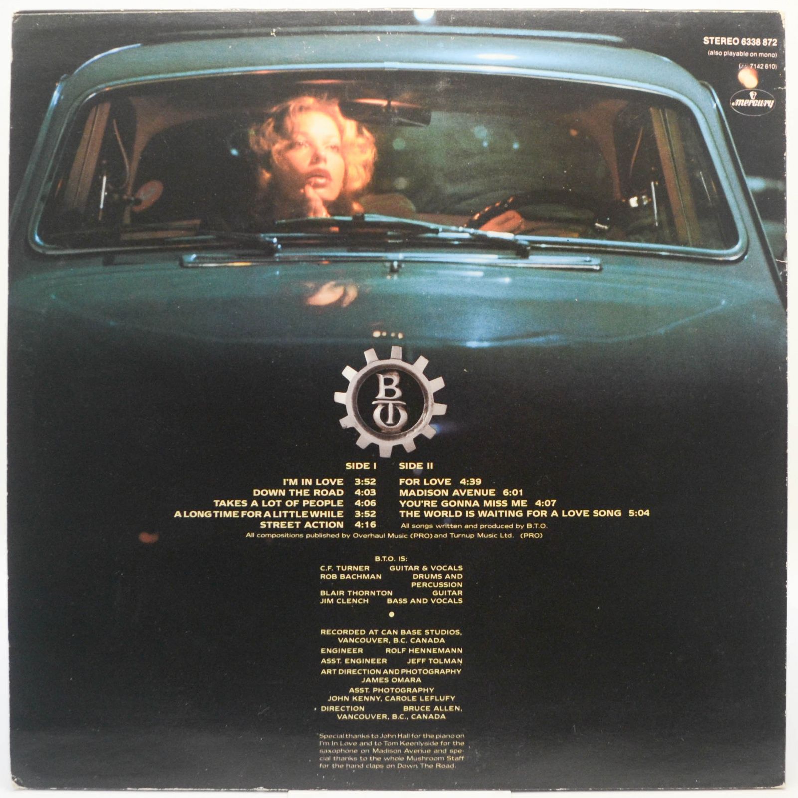 Bachman-Turner Overdrive — Street Action, 1978