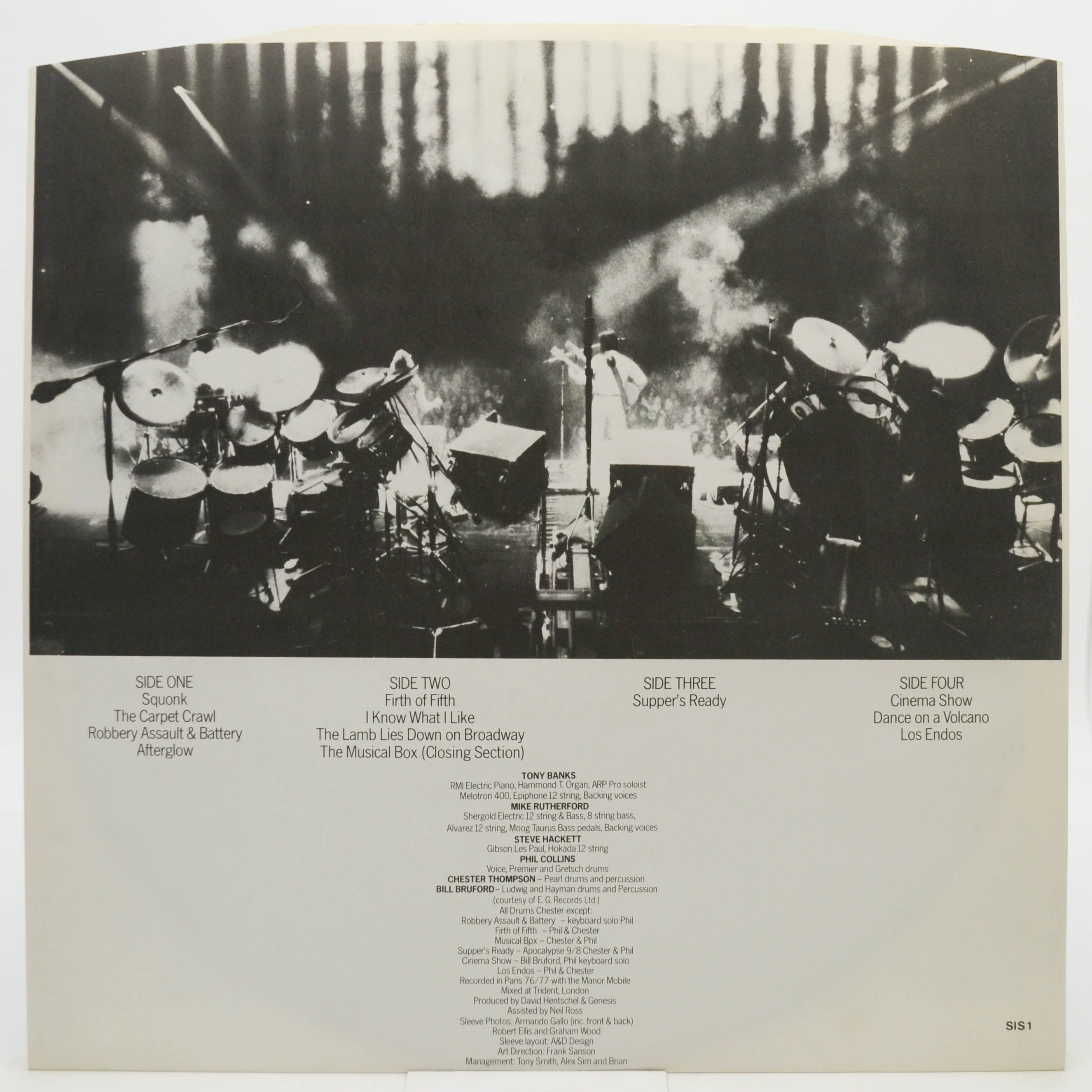 Genesis — Seconds Out (2LP, 1-st UK), 1977