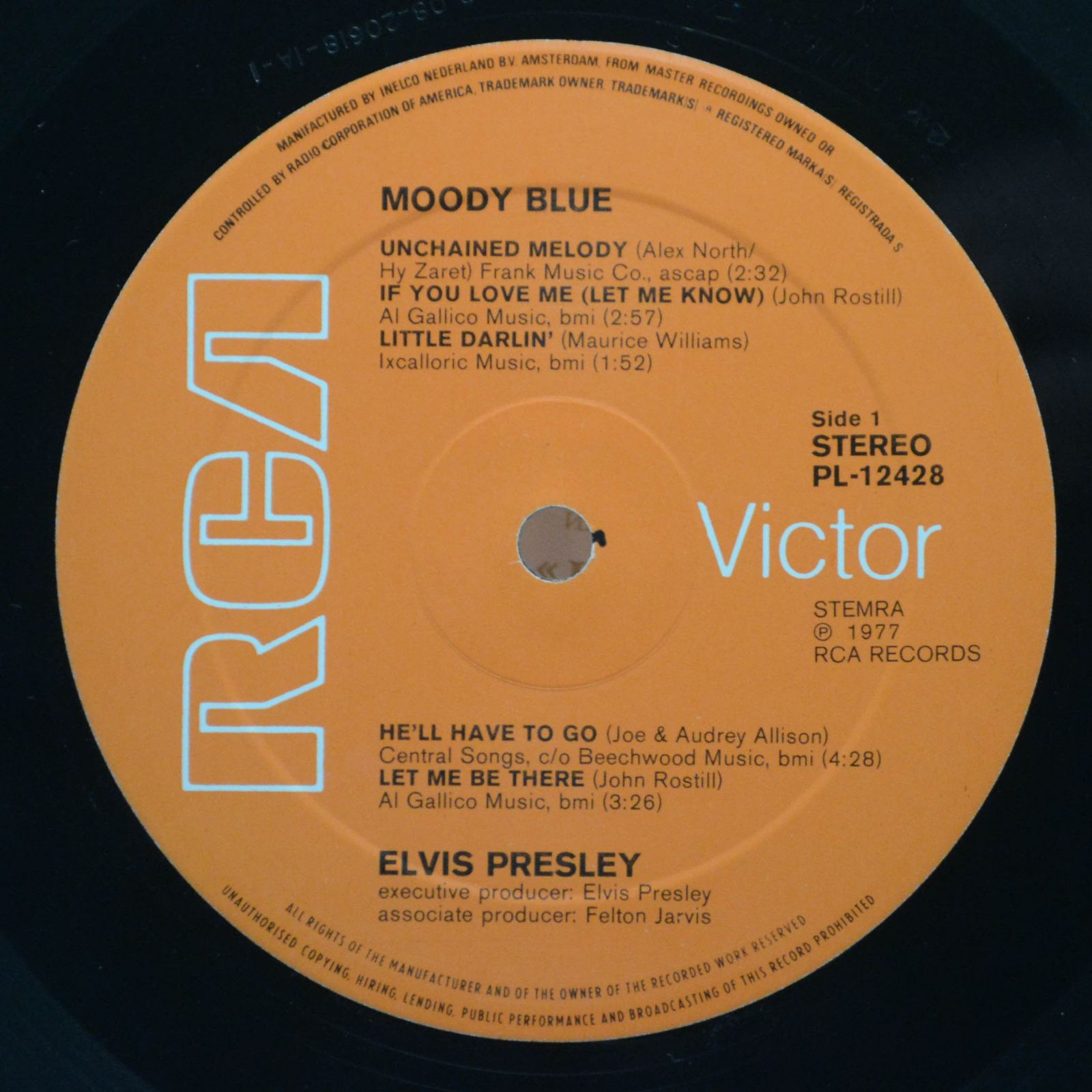 Elvis Presley — Moody Blue, 1977