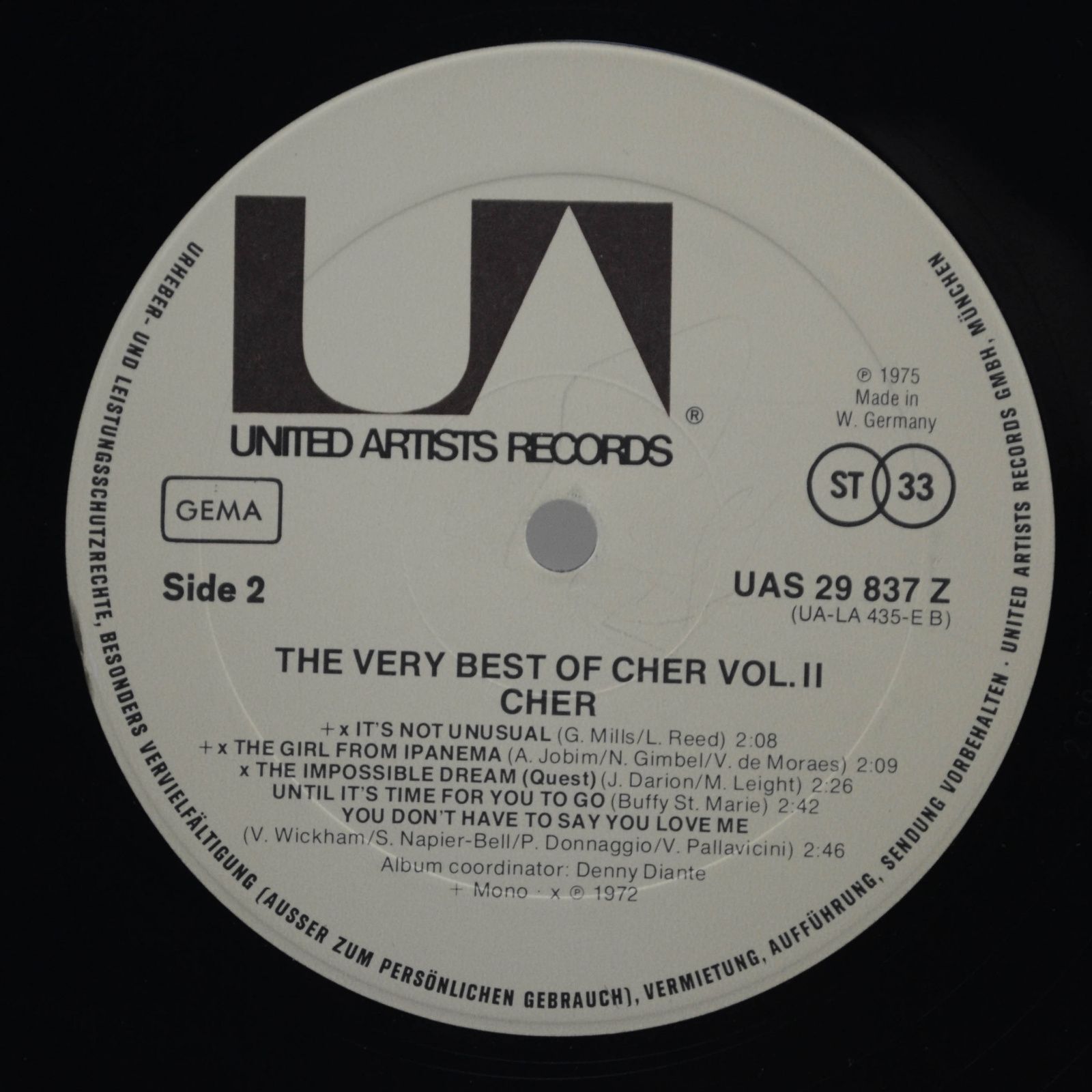 Cher — The Very Best Of Cher Vol. 2, 1975