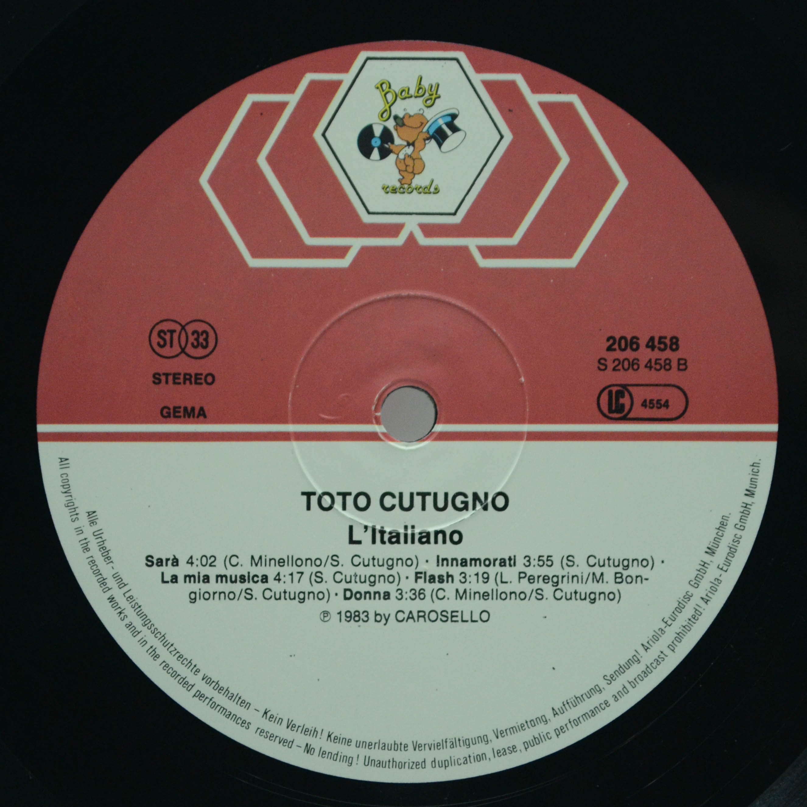 Toto Cutugno — L'Italiano, 1984