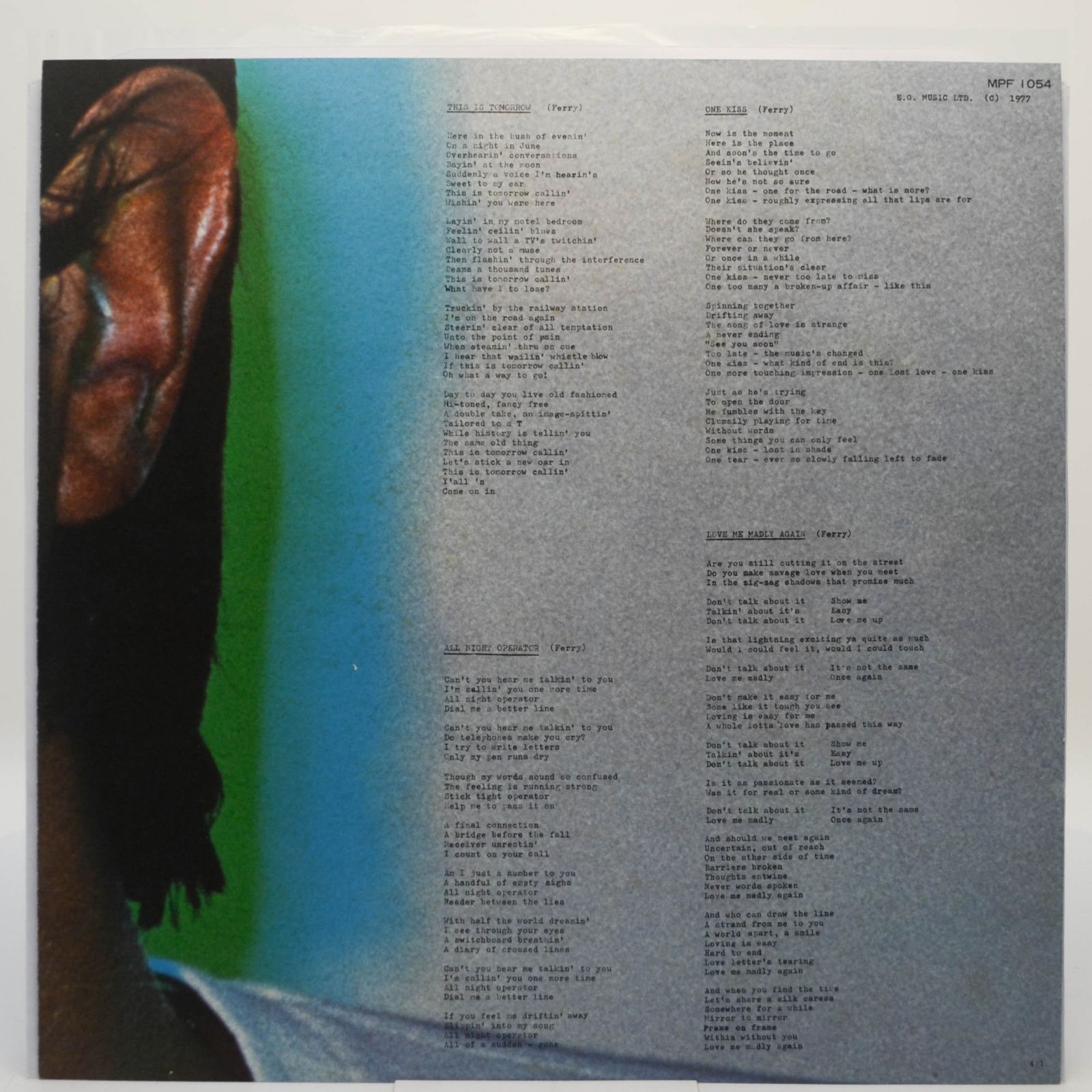 Bryan Ferry — In Your Mind, 1977