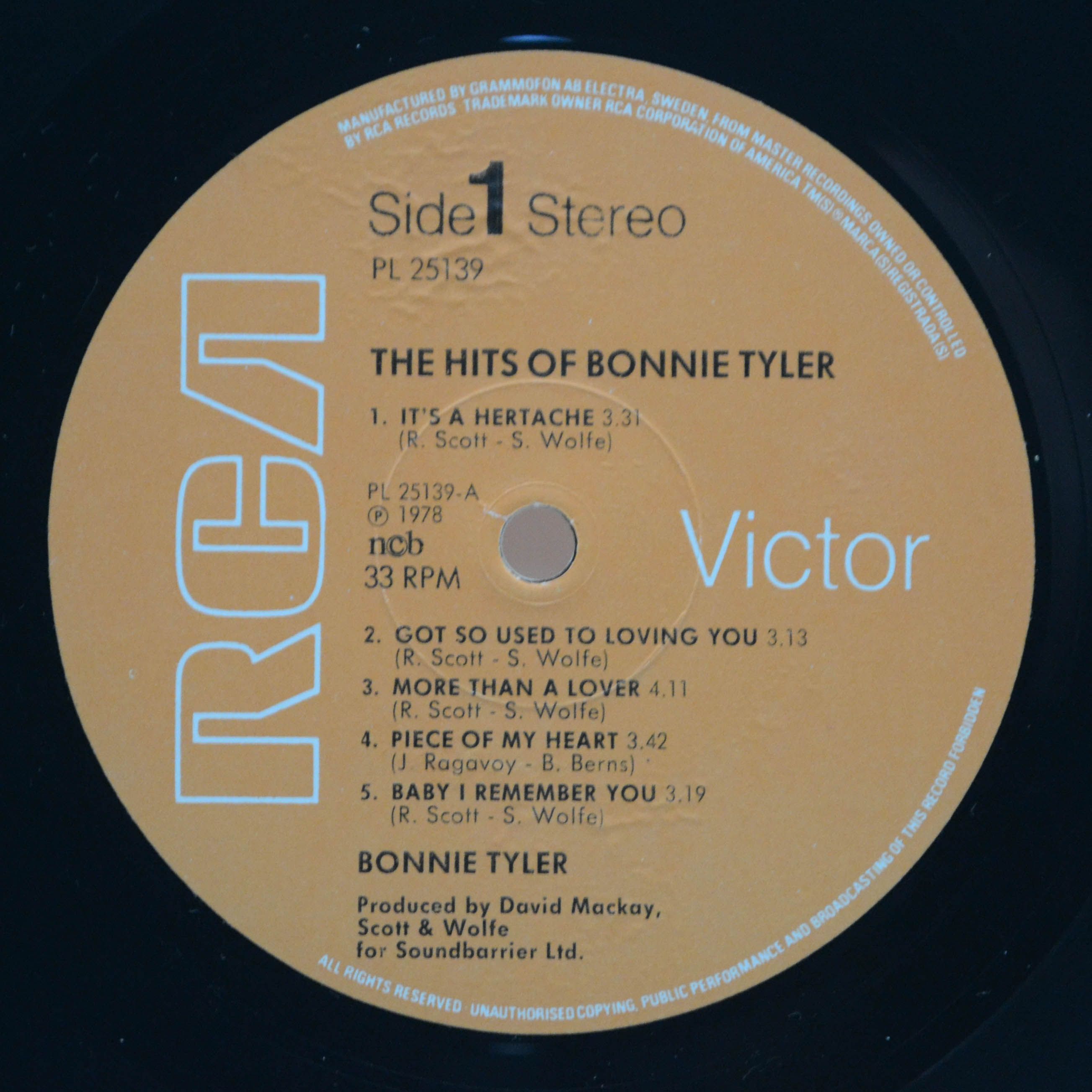 Bonnie Tyler — The Hits Of Bonnie Tyler, 1978