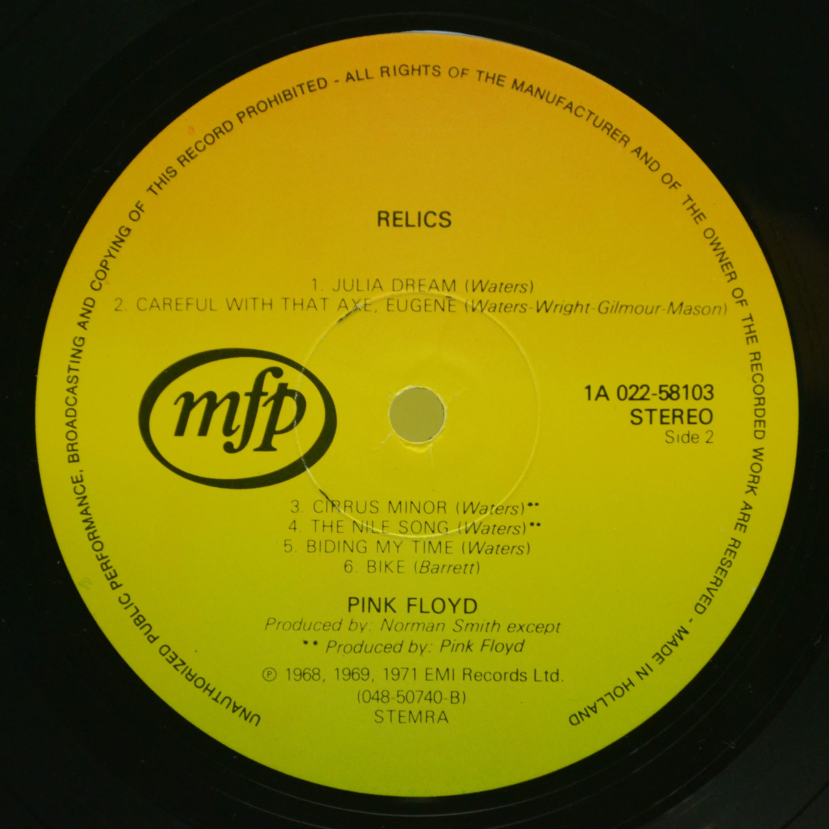 Pink Floyd — Relics, 1971