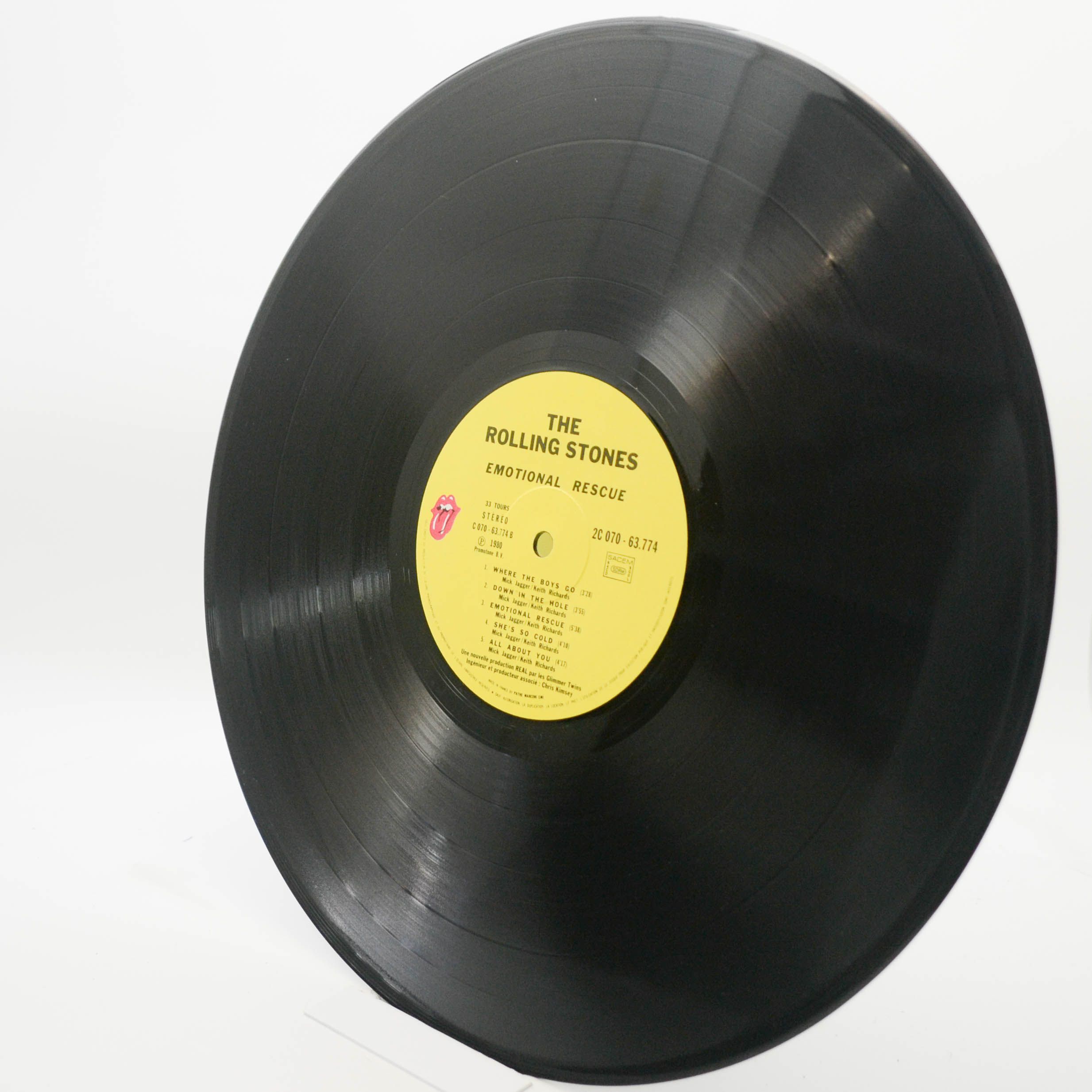 Rolling Stones — Emotional Rescue (poster), 1980