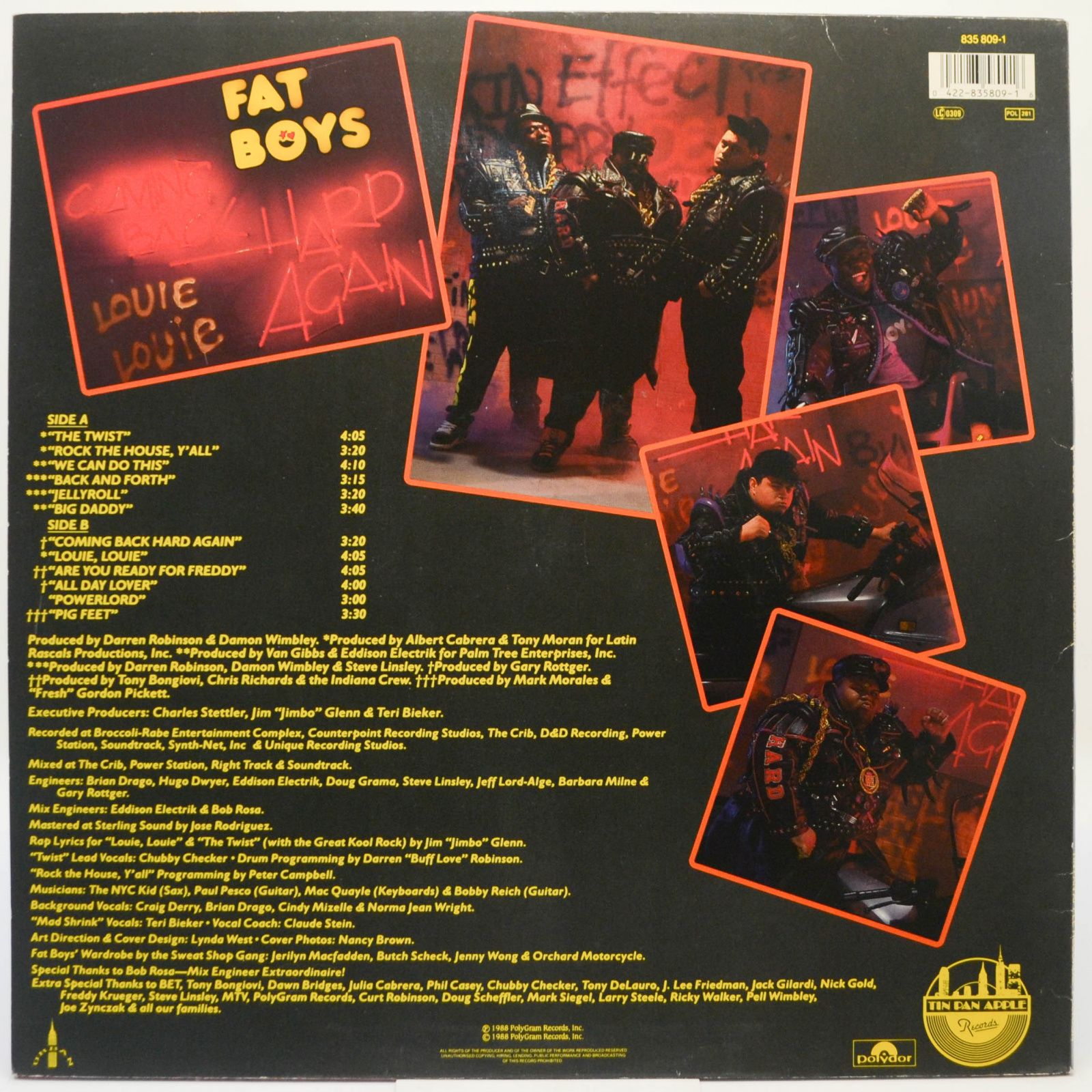 Fat Boys — Coming Back Hard Again, 1988