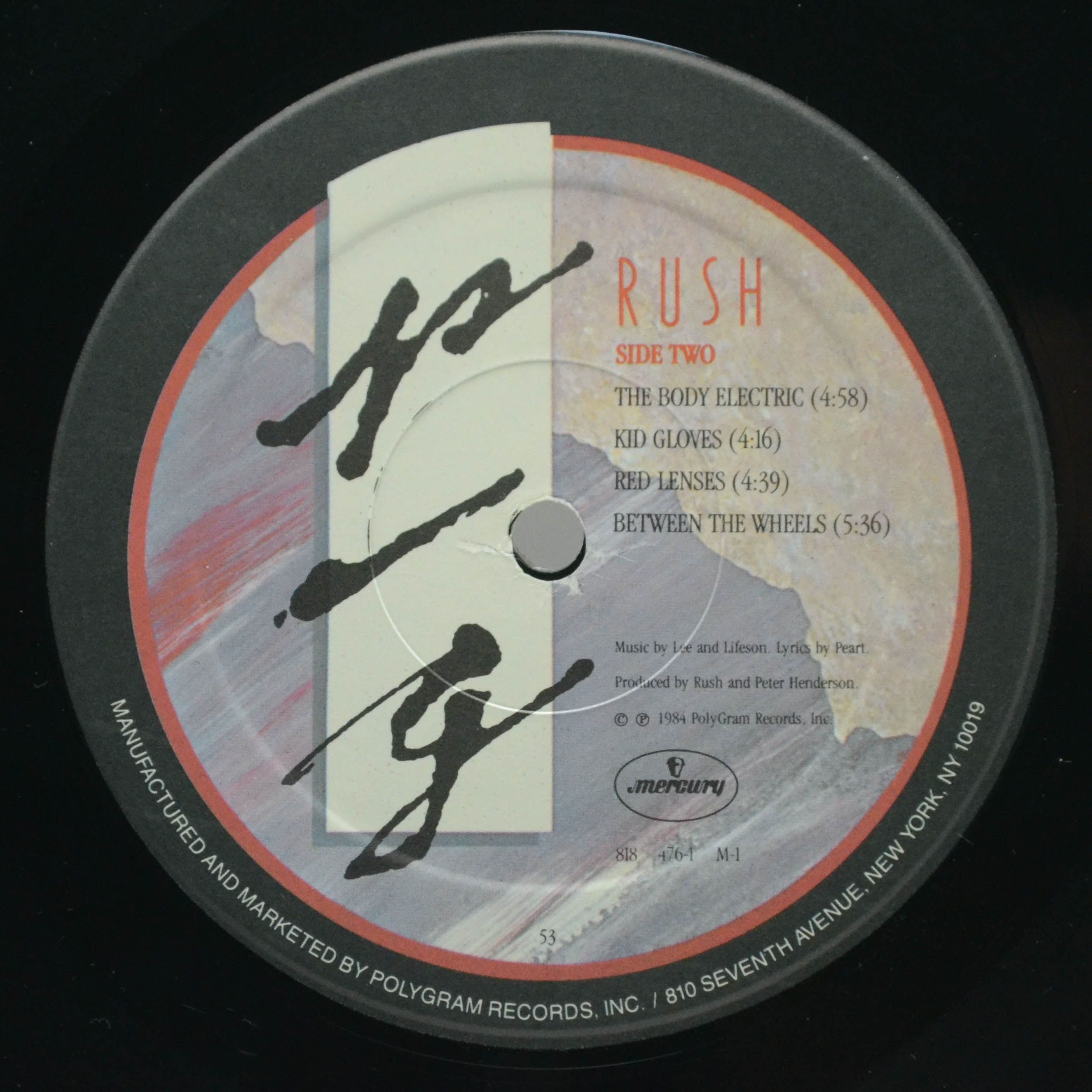 Rush — Grace Under Pressure (USA), 1984