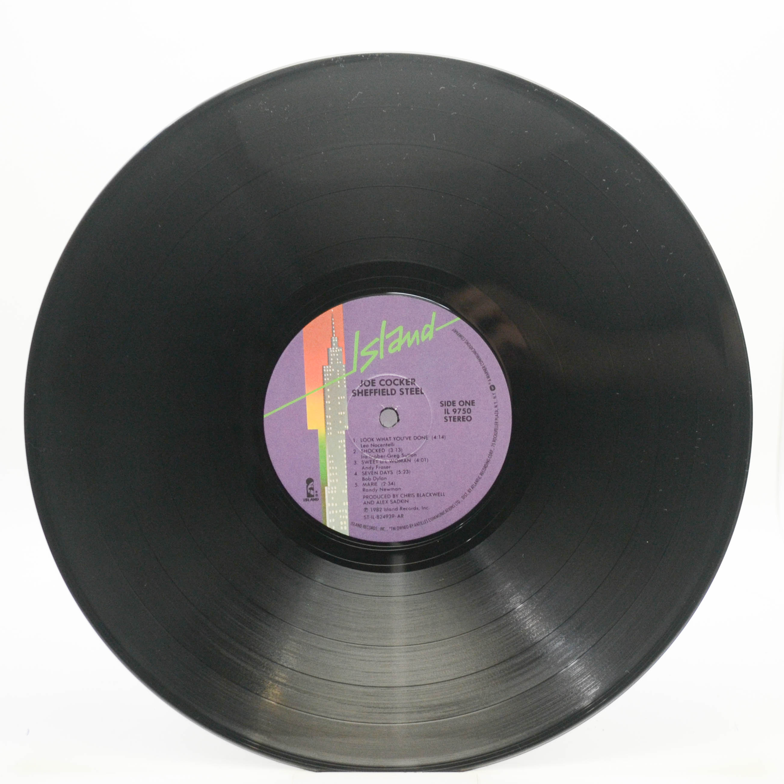 Joe Cocker — Sheffield Steel (USA), 1982