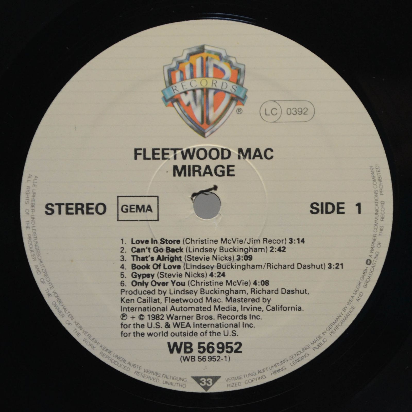 Fleetwood Mac — Mirage, 1982