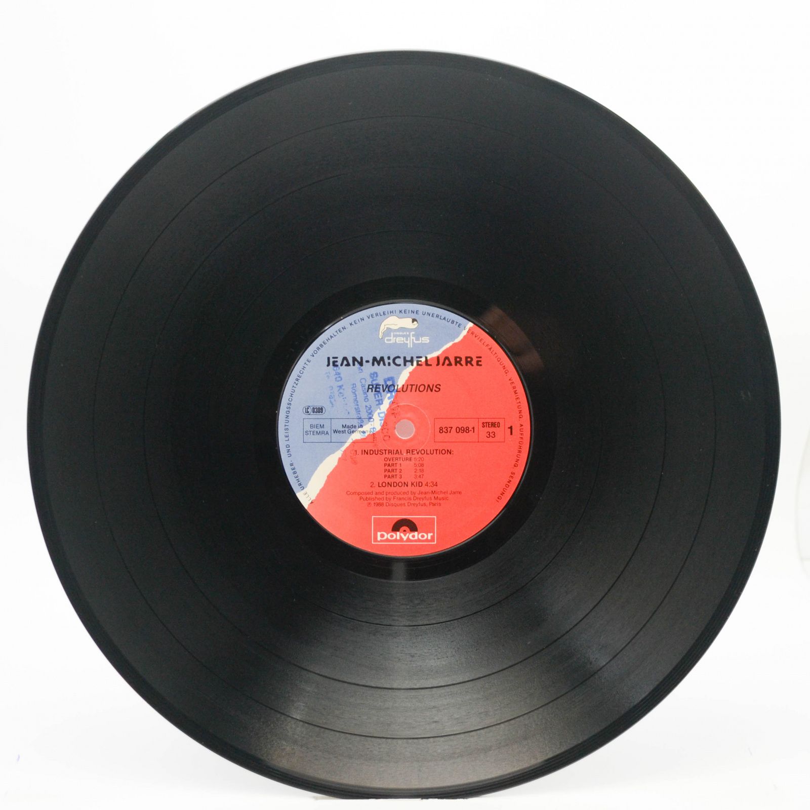 Jean-Michel Jarre — Revolutions, 1988