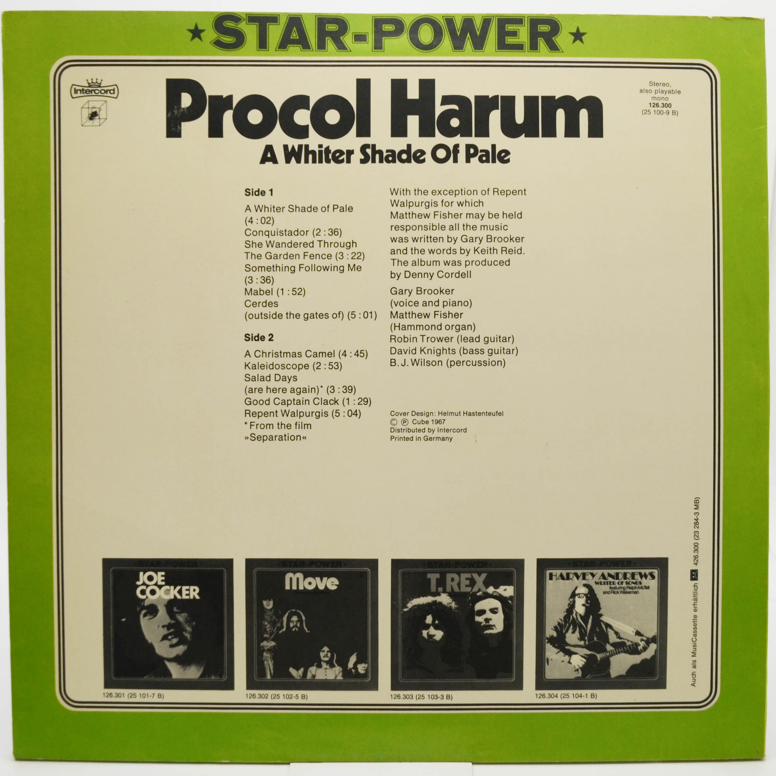 Procol Harum — A Whiter Shade Of Pale, 1967