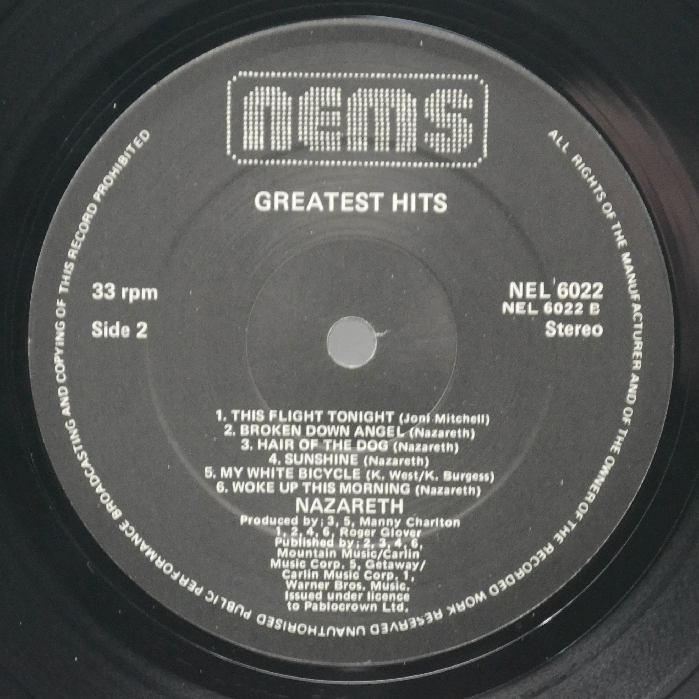 Nazareth — Greatest Hits (UK), 1975