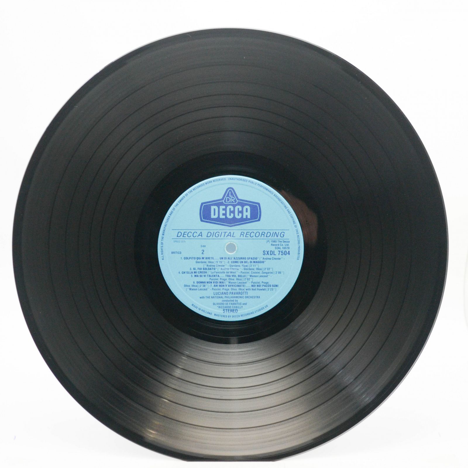 Luciano Pavarotti — Luciano Pavarotti Recital (UK), 1980