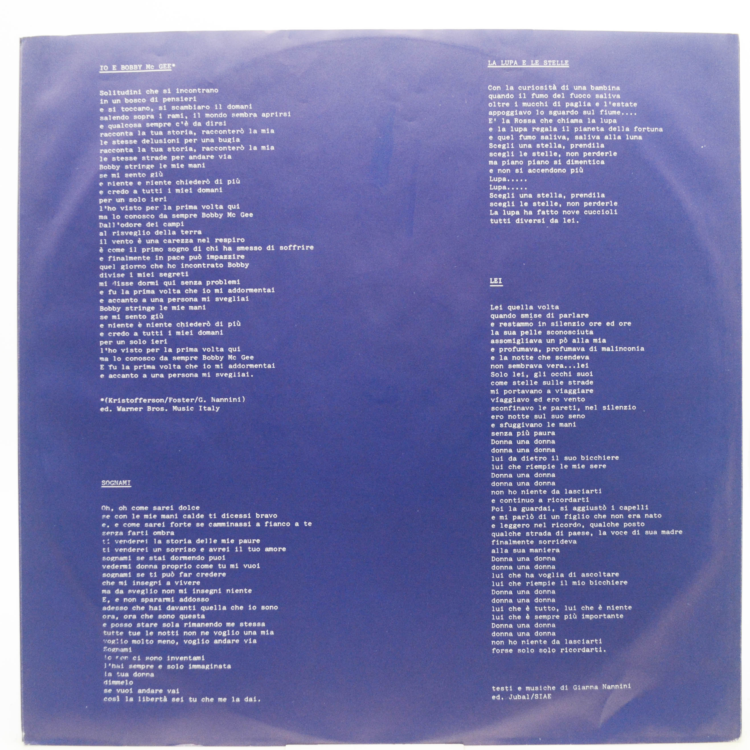 Gianna Nannini — California, 1979