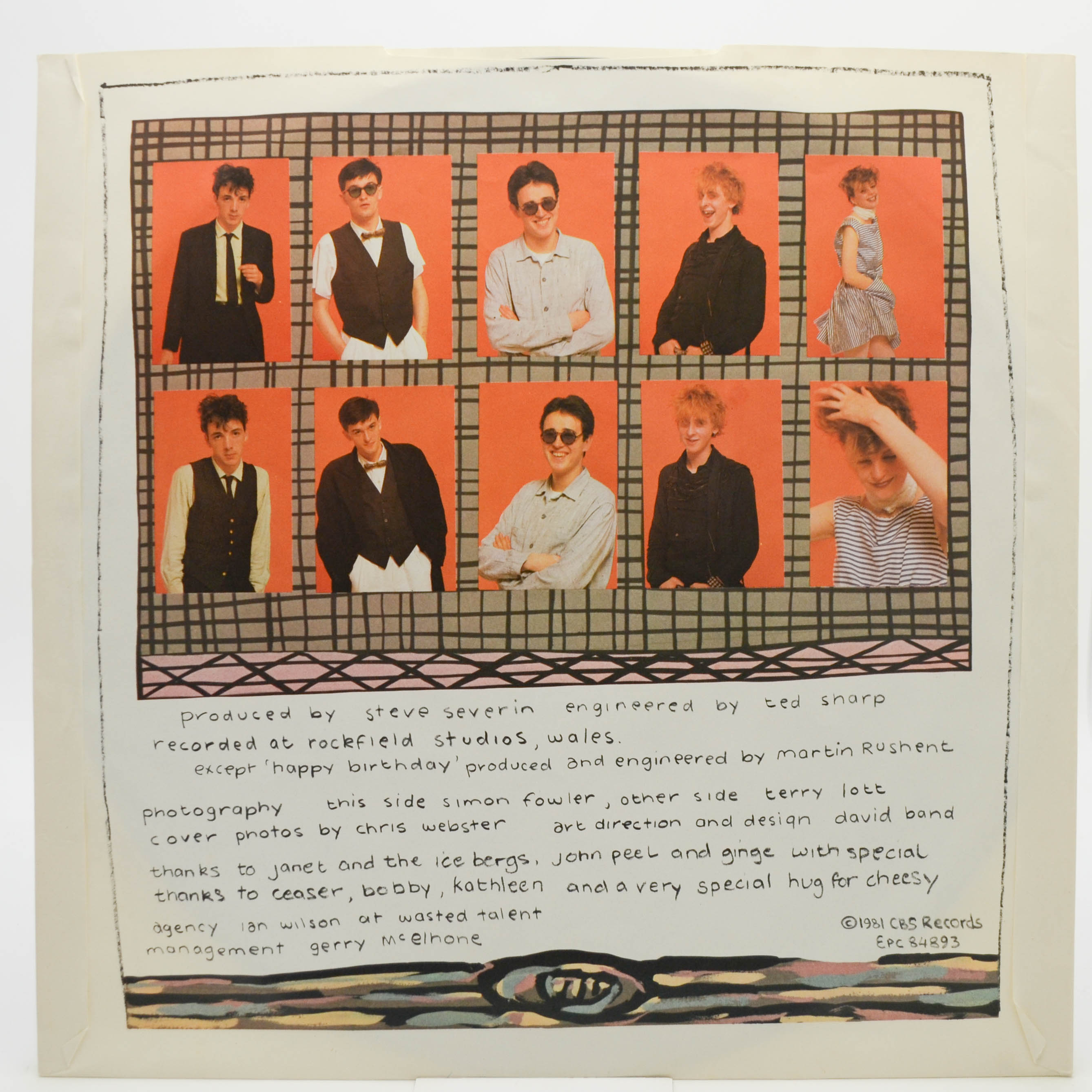 Altered Images — Happy Birthday (1-st, UK), 1981