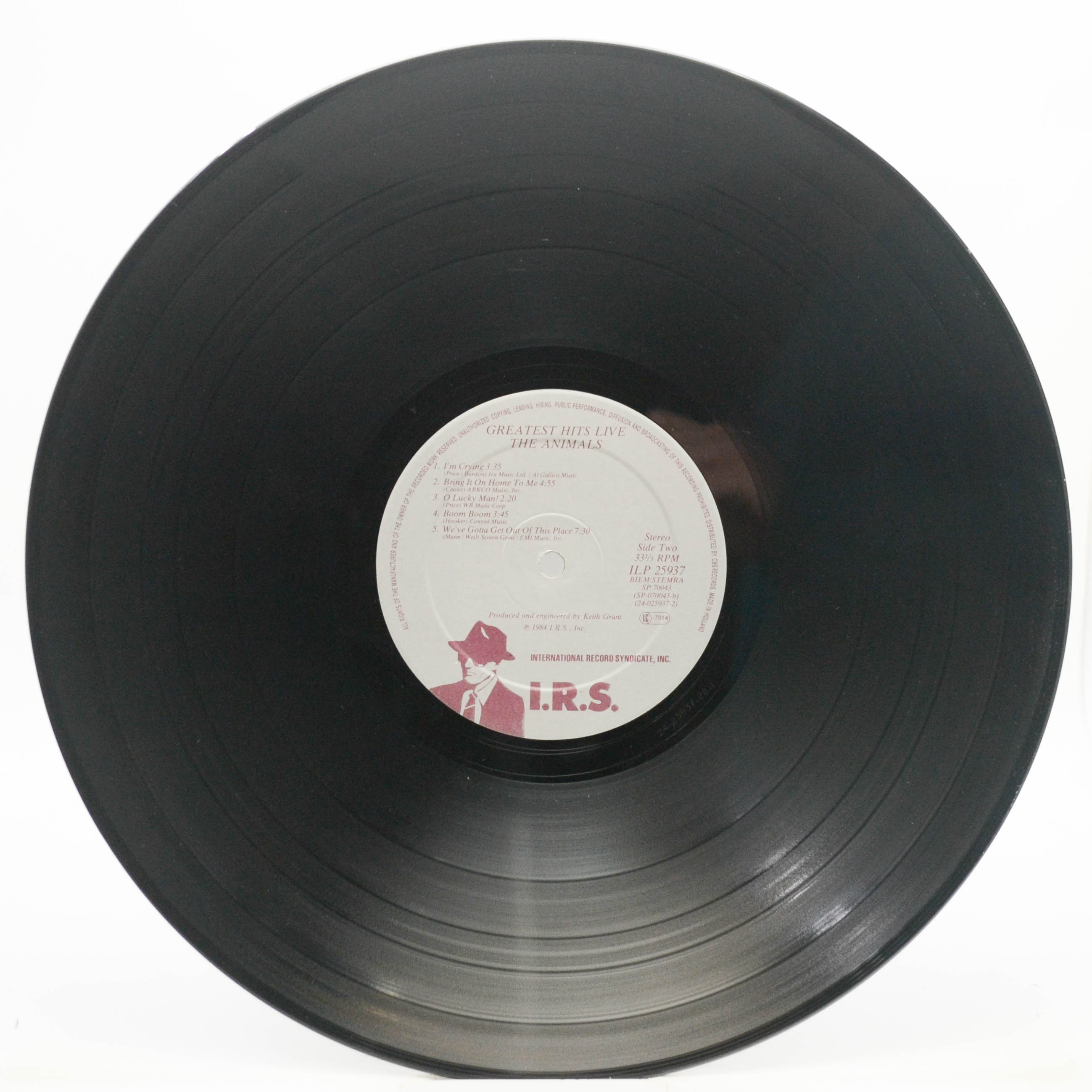 Animals — Greatest Hits Live!, 1984