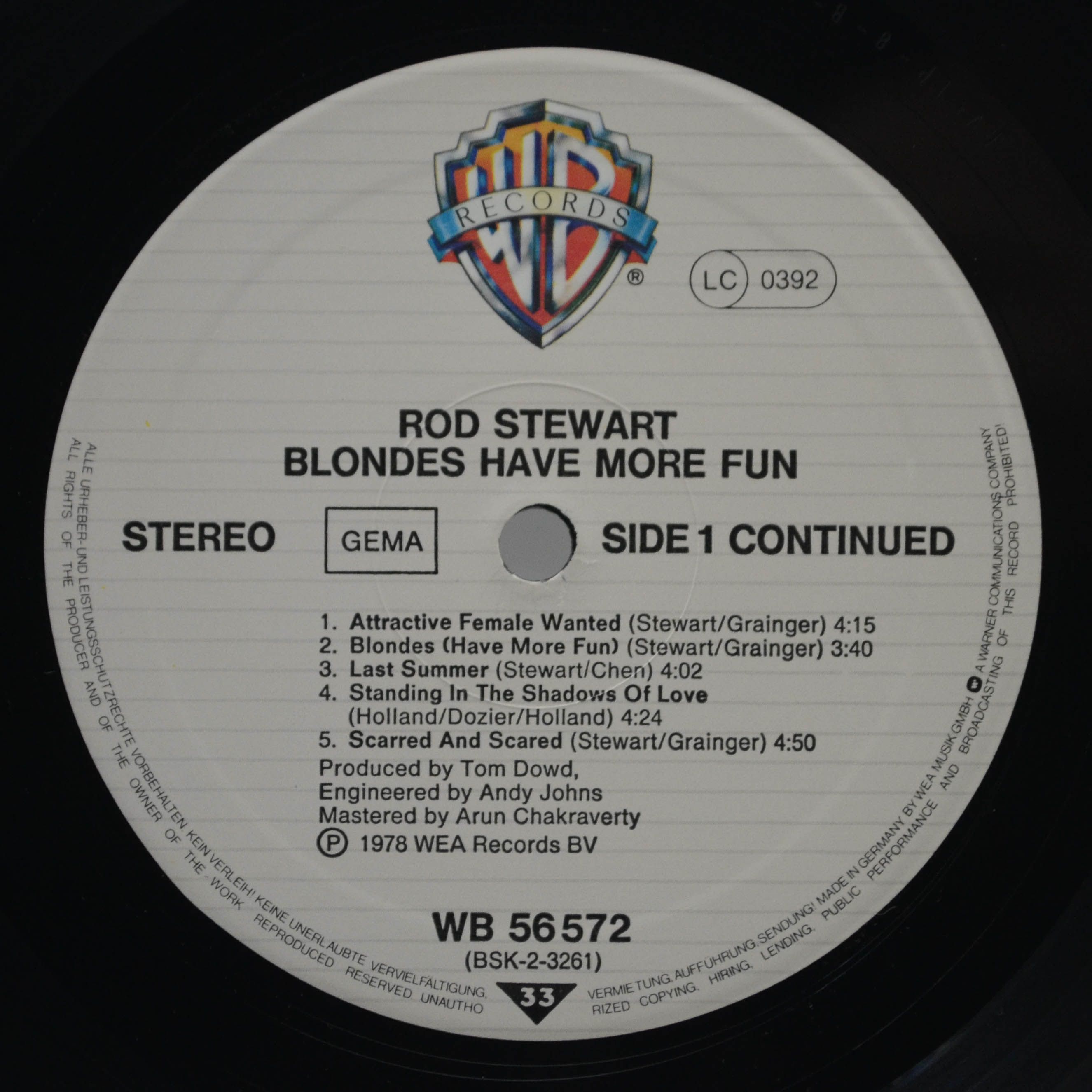 Rod Stewart — Blondes Have More Fun, 1978