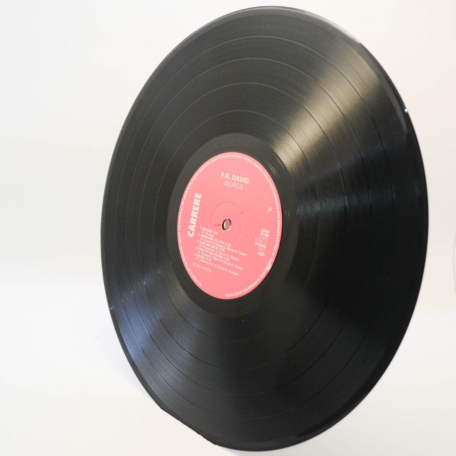 F.R. David — Words, 1982