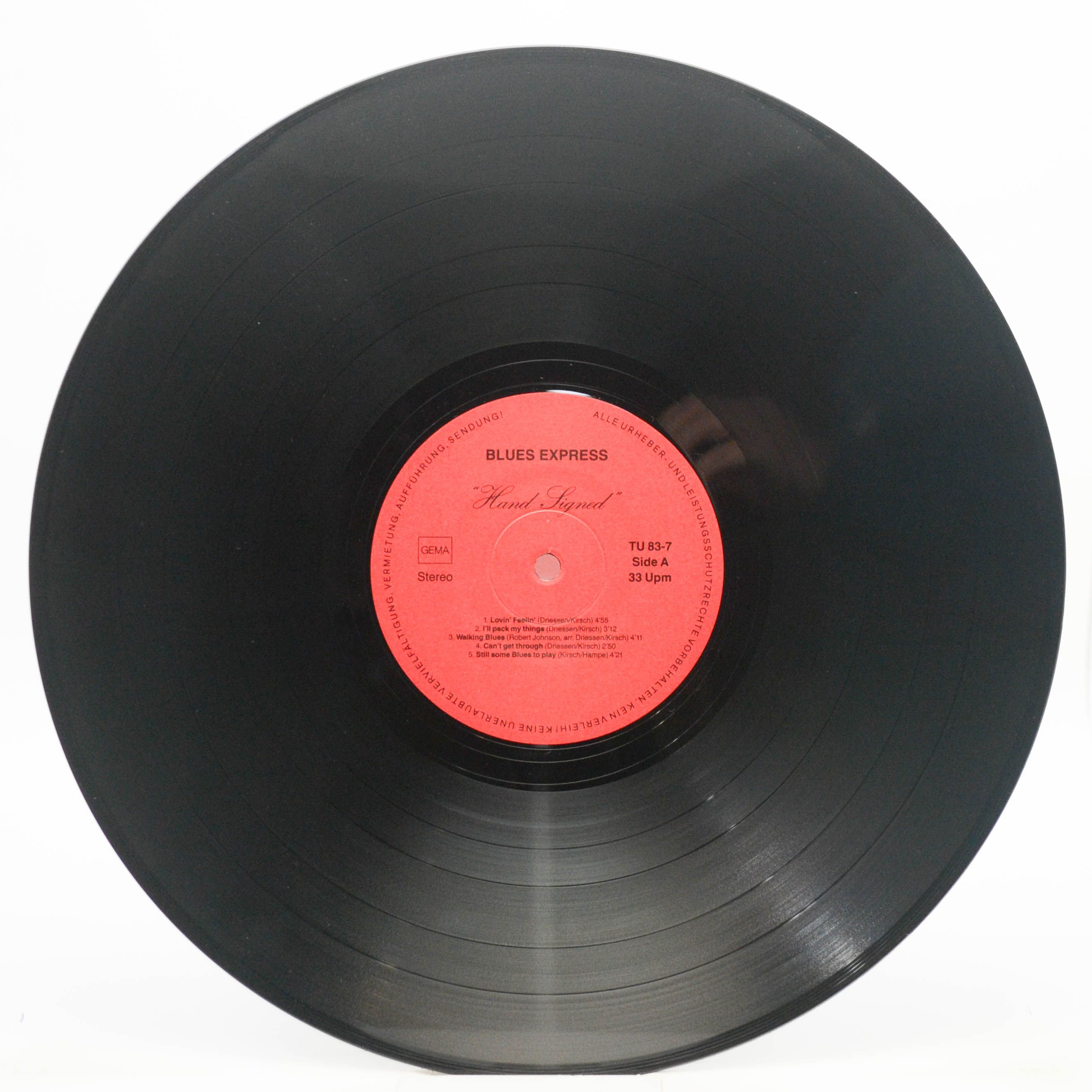 Blues Express — Hand Signed, 1987