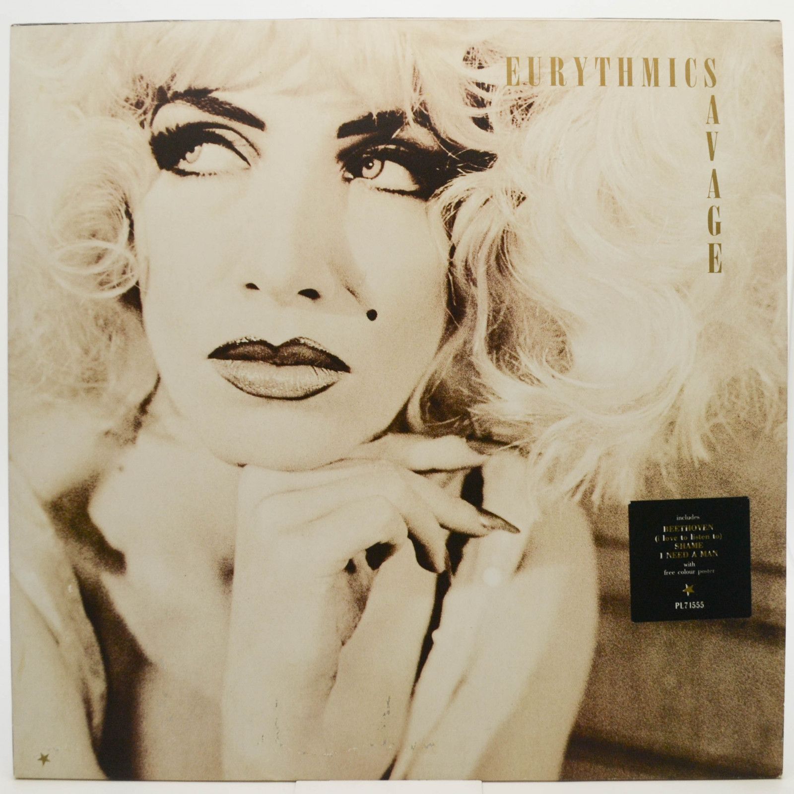 Eurythmics — Savage (poster), 1987