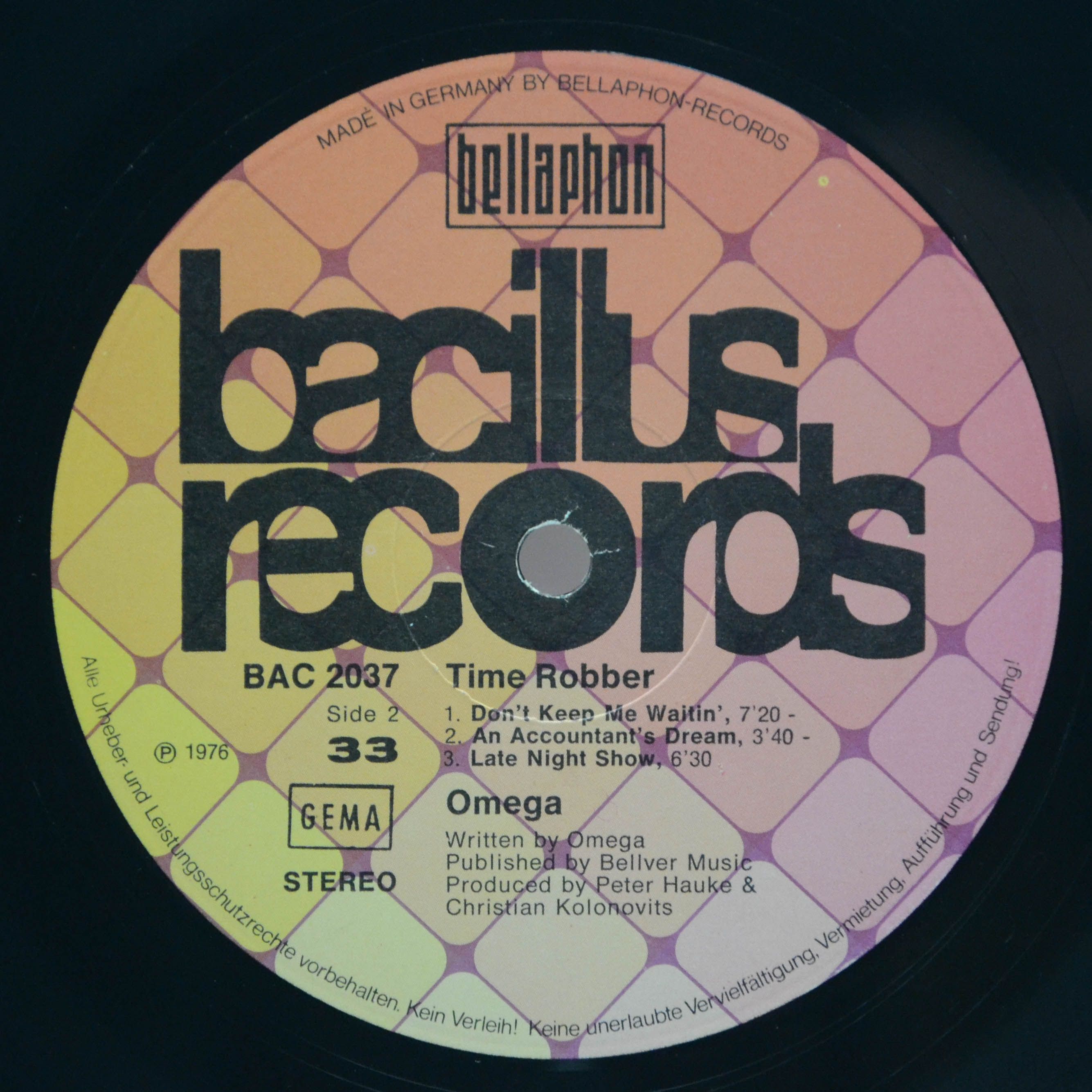 Omega — Time Robber, 1977