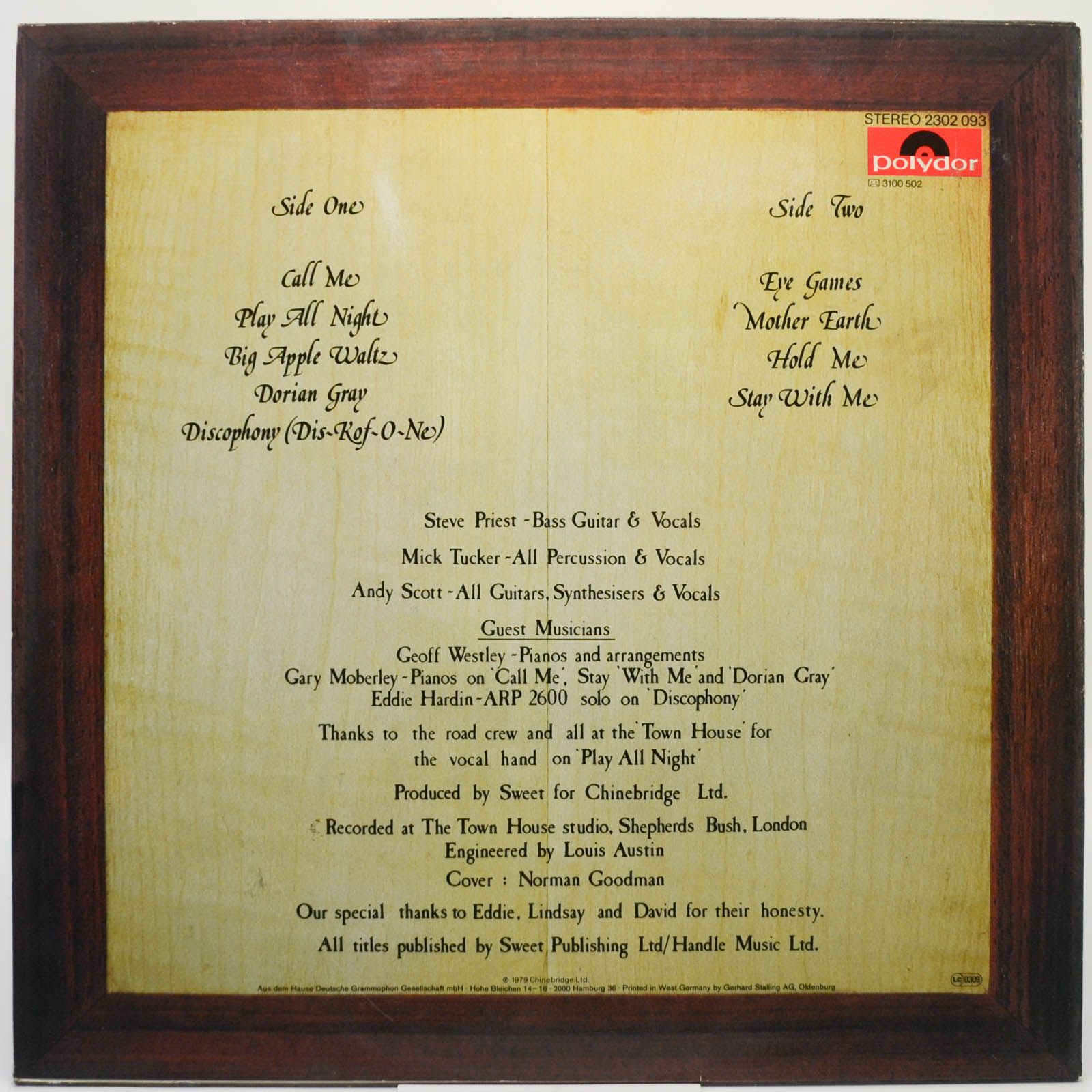 Sweet — Cut Above The Rest, 1979