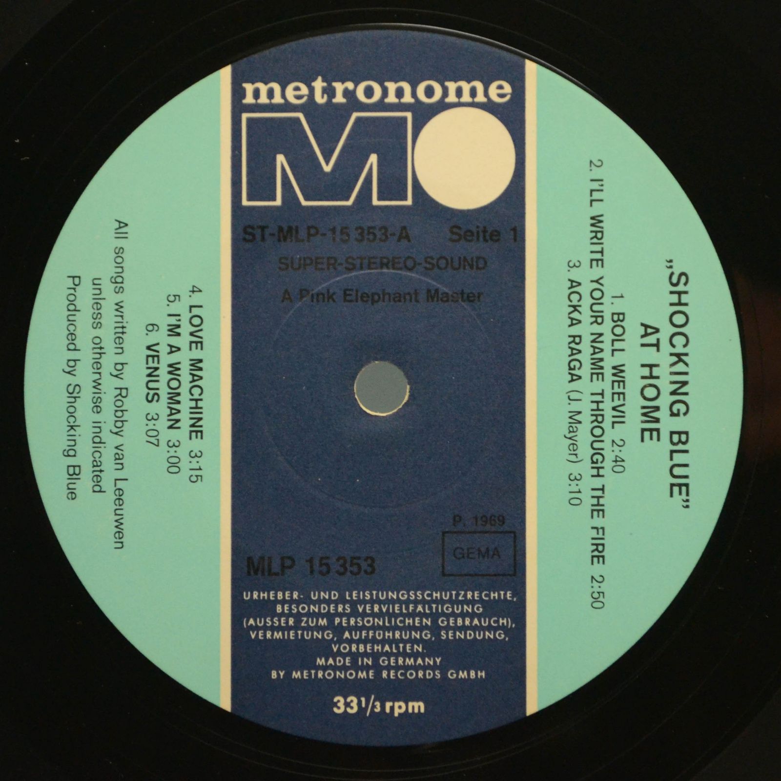 Shocking Blue — At Home, 1969