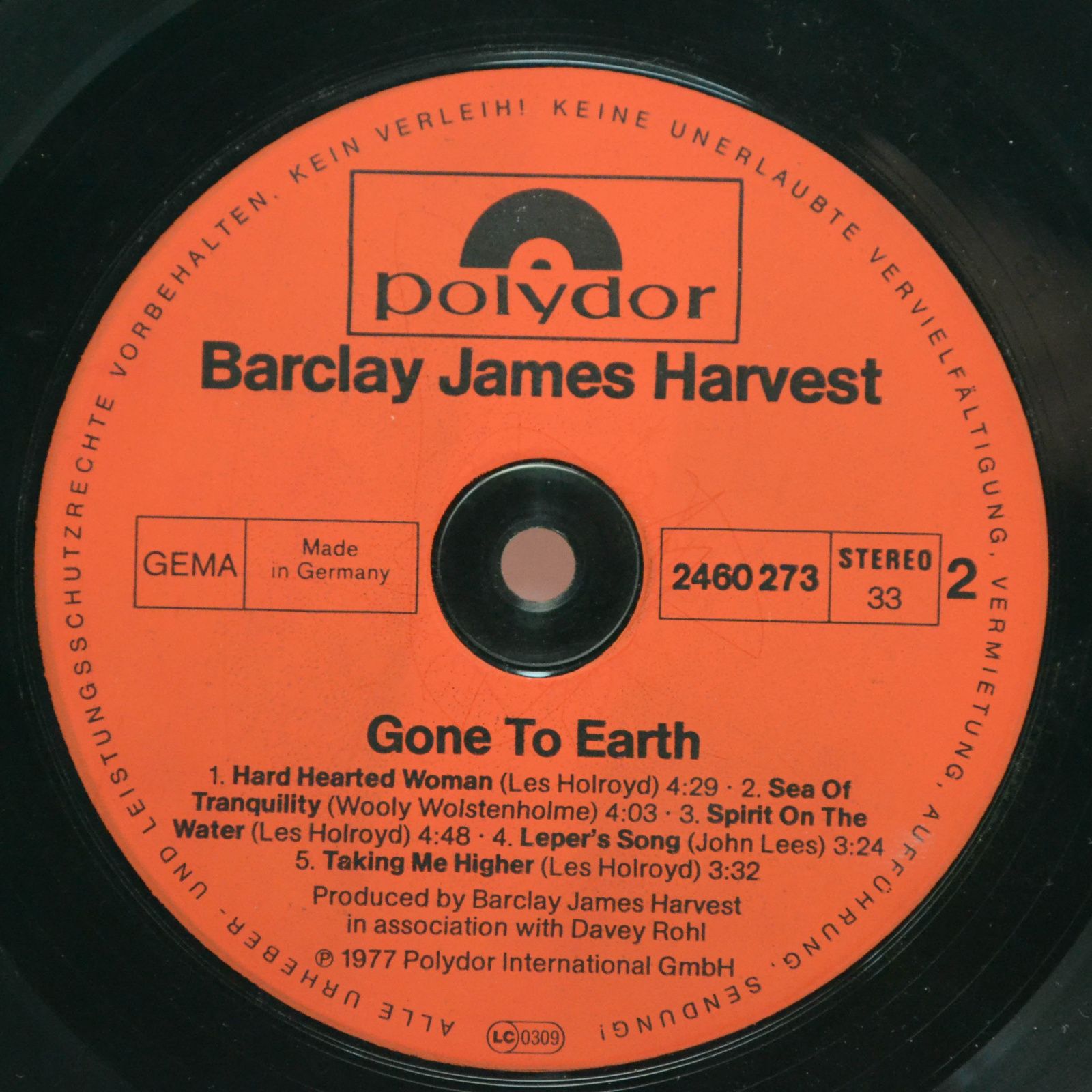 Barclay James Harvest — Gone To Earth, 1977