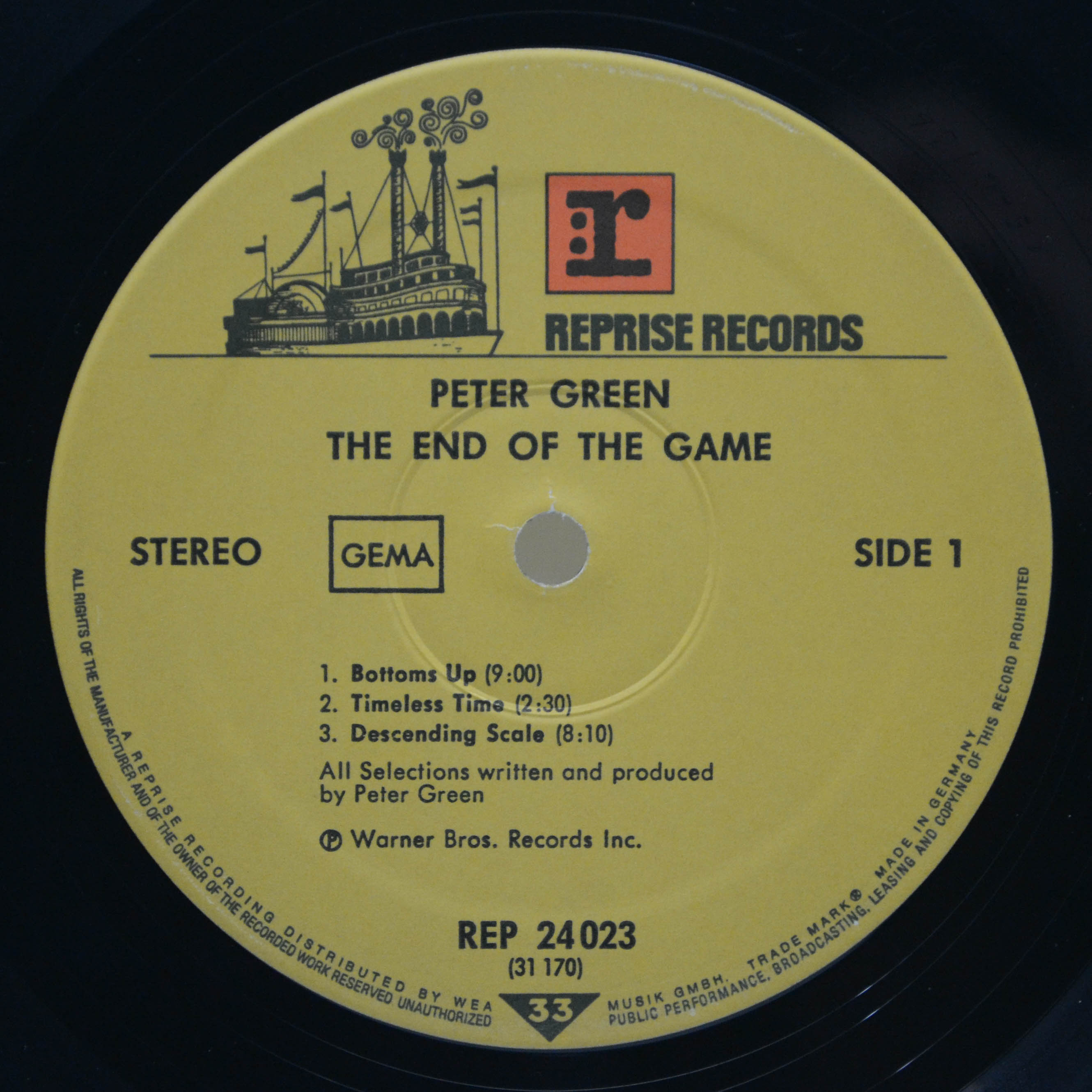 Peter Green — The End Of The Game, 1970