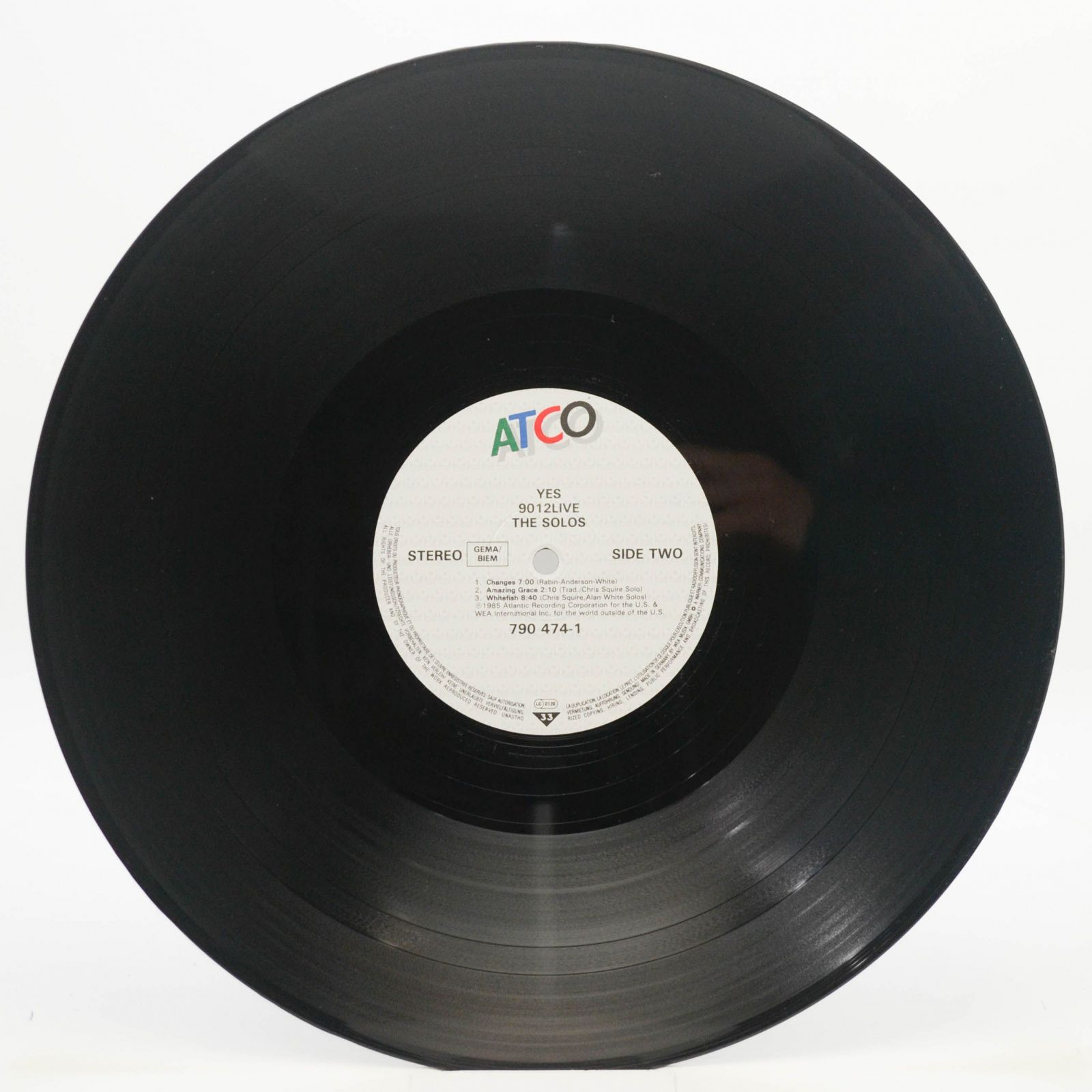 Yes — 9012Live • The Solos, 1985