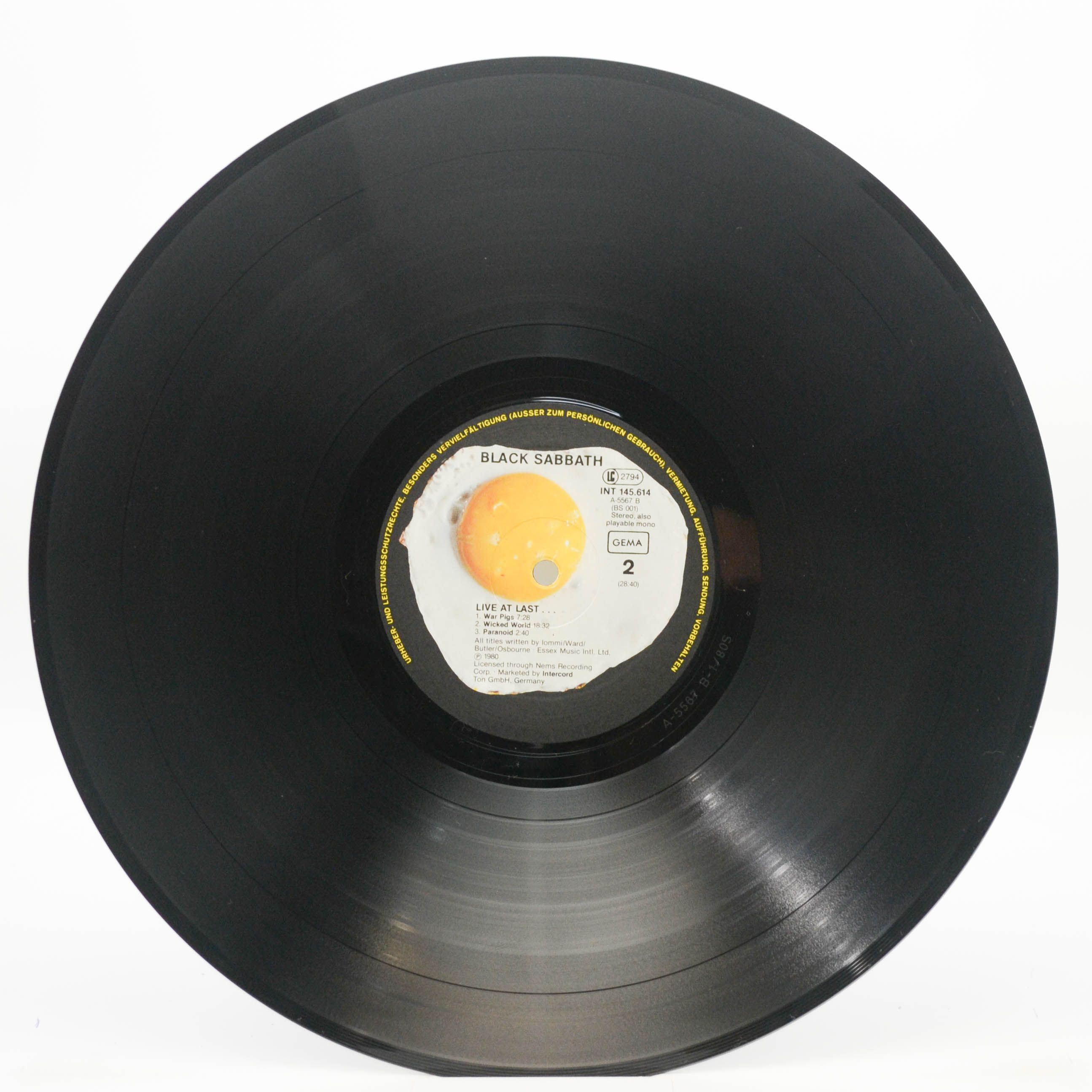 Black Sabbath — Live At Last, 1980