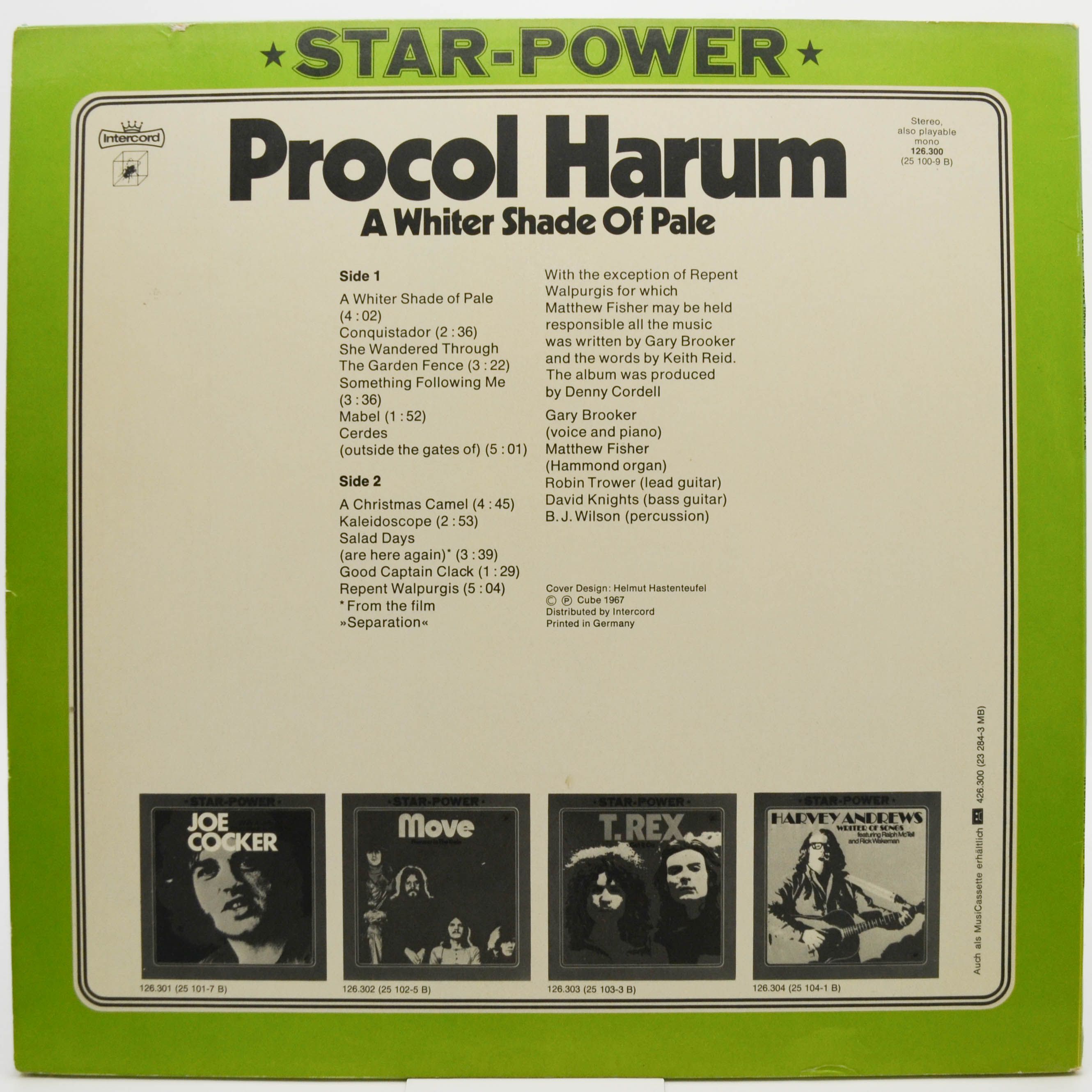 Procol Harum — A Whiter Shade Of Pale, 1967