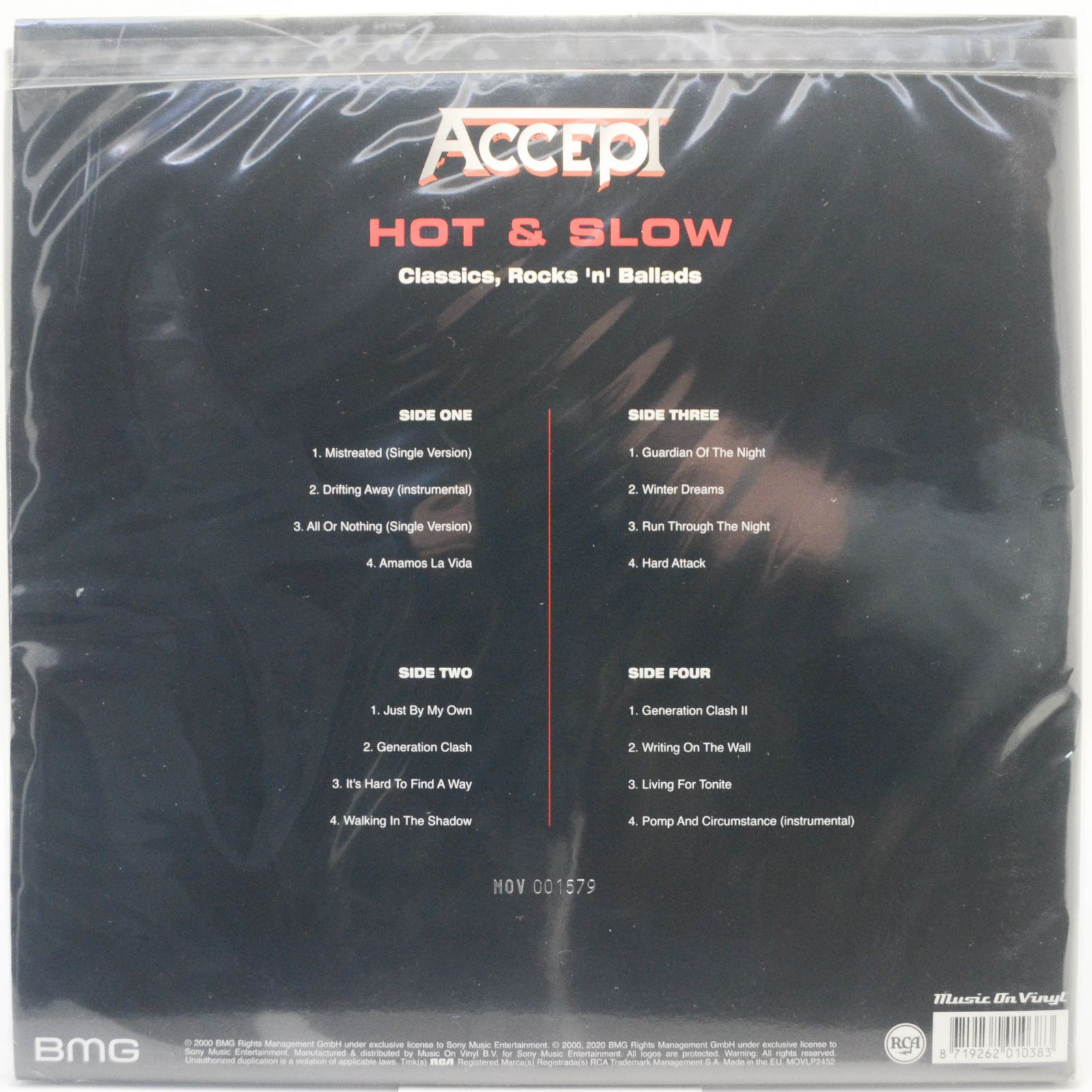 Accept — Classics, Rocks 'n' Ballads - Hot & Slow (2LP), 2000