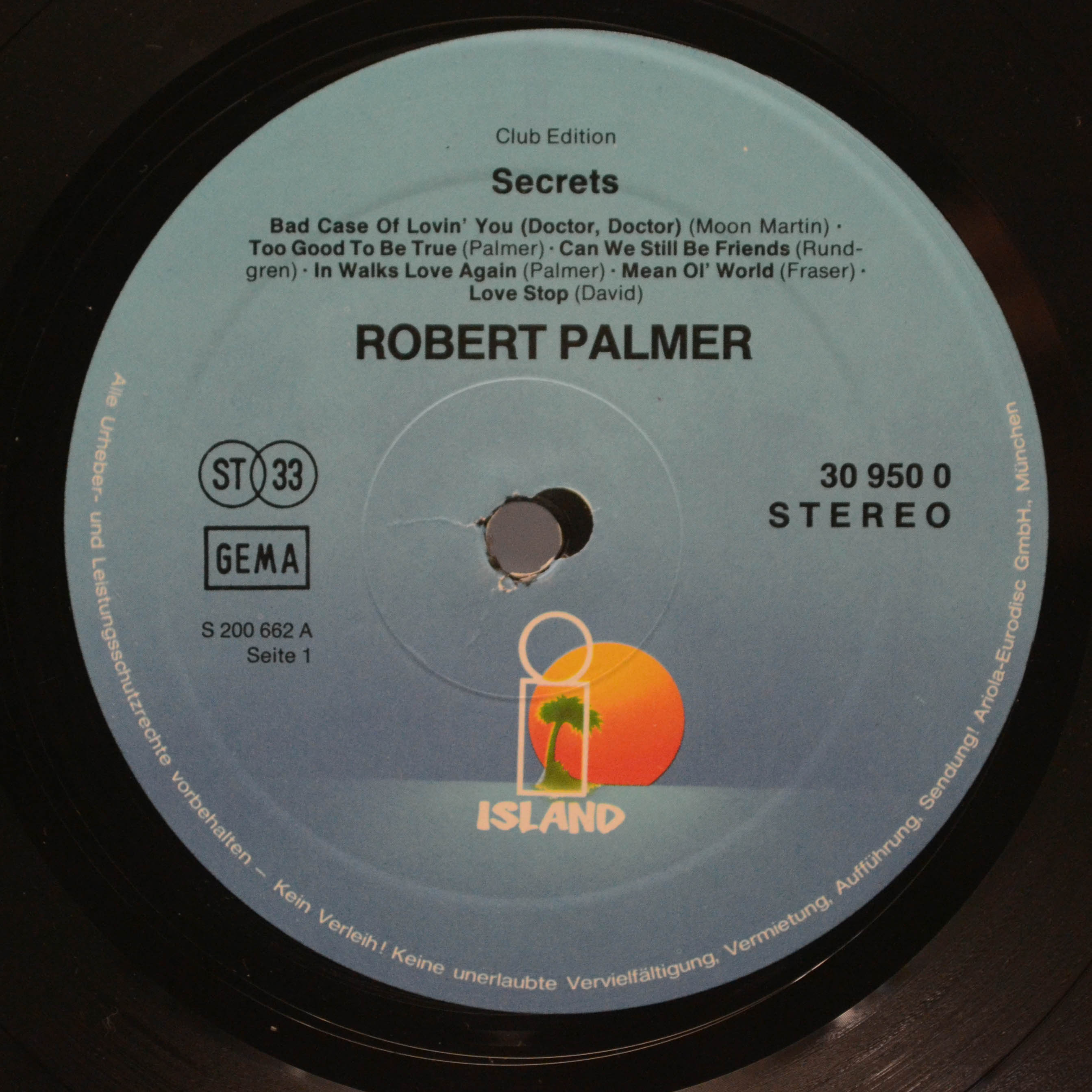 Robert Palmer — Secrets, 1979