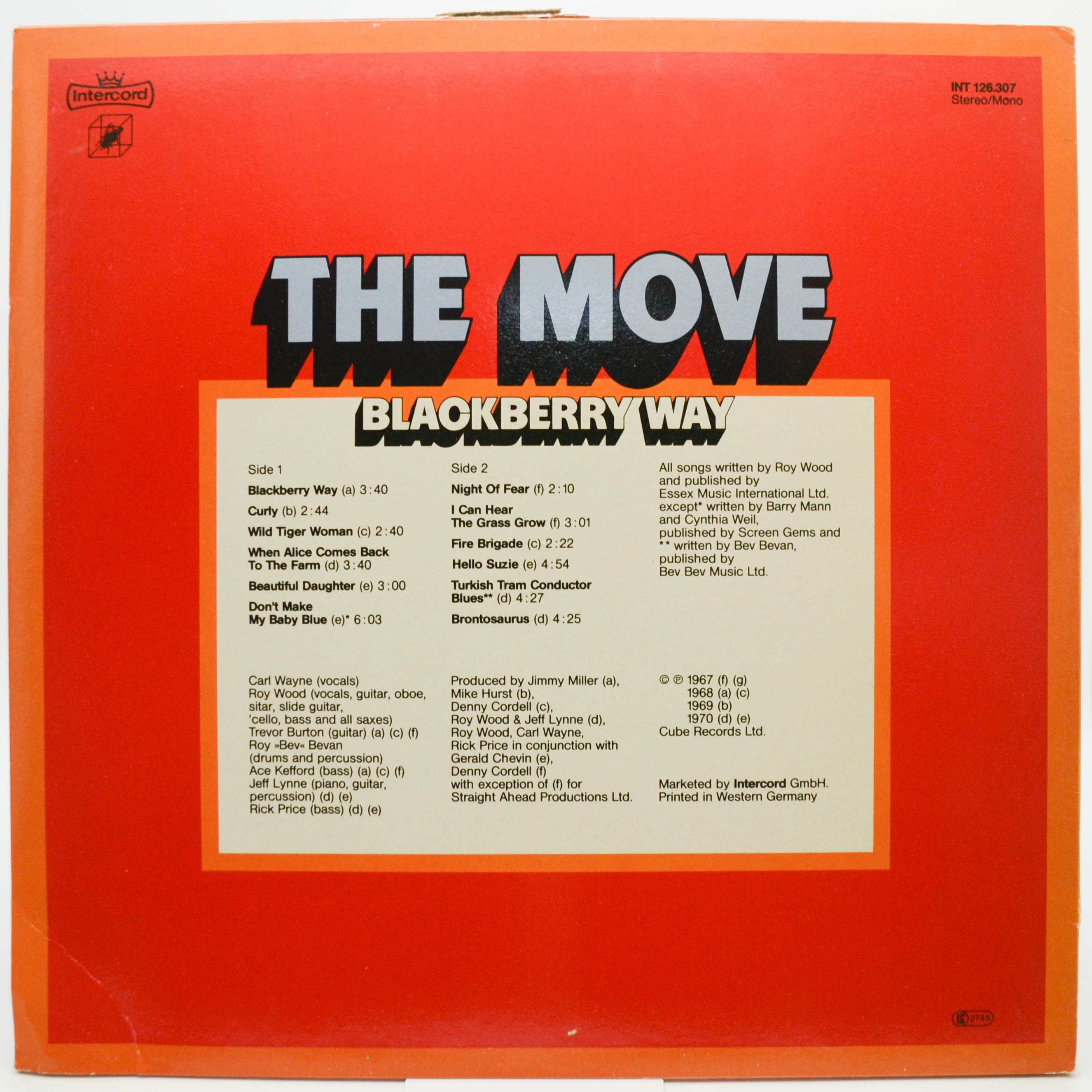 Move — Blackberry Way, 1976
