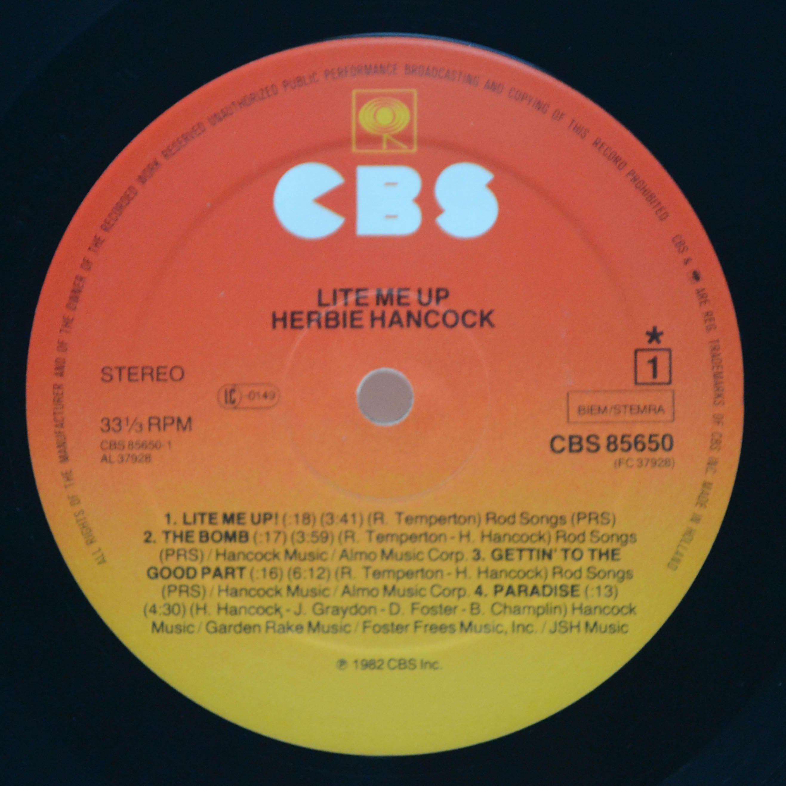 Herbie Hancock — Lite Me Up, 1982