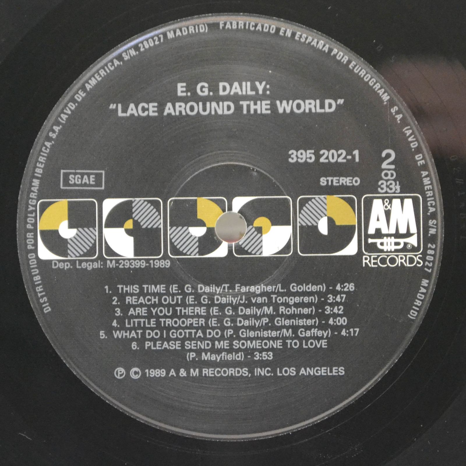 E.G. Daily — Lace Around The Wound, 1989