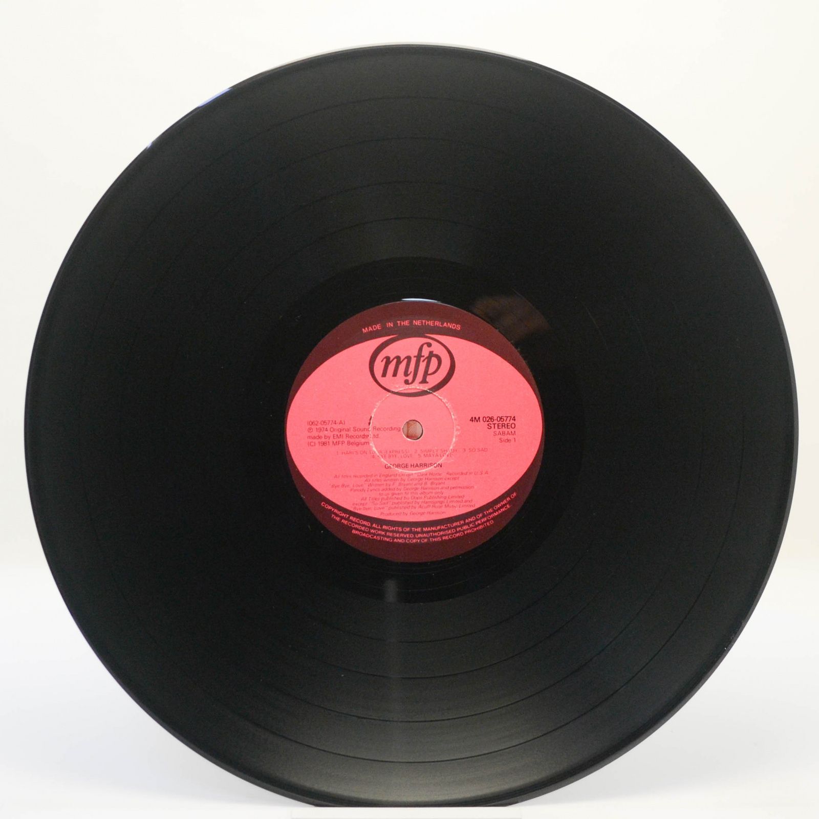 George Harrison — Dark Horse, 1981