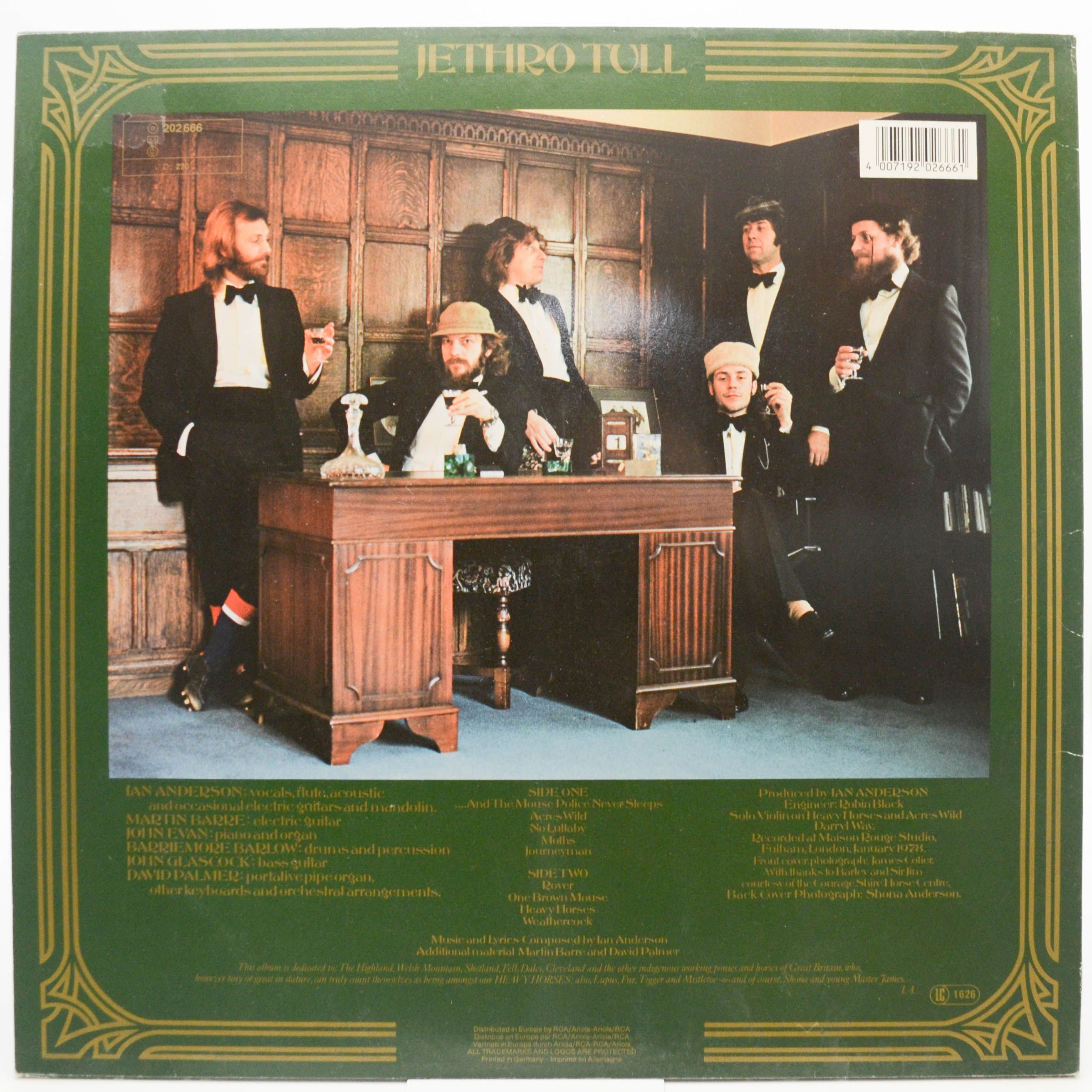 Jethro Tull — Heavy Horses, 1978