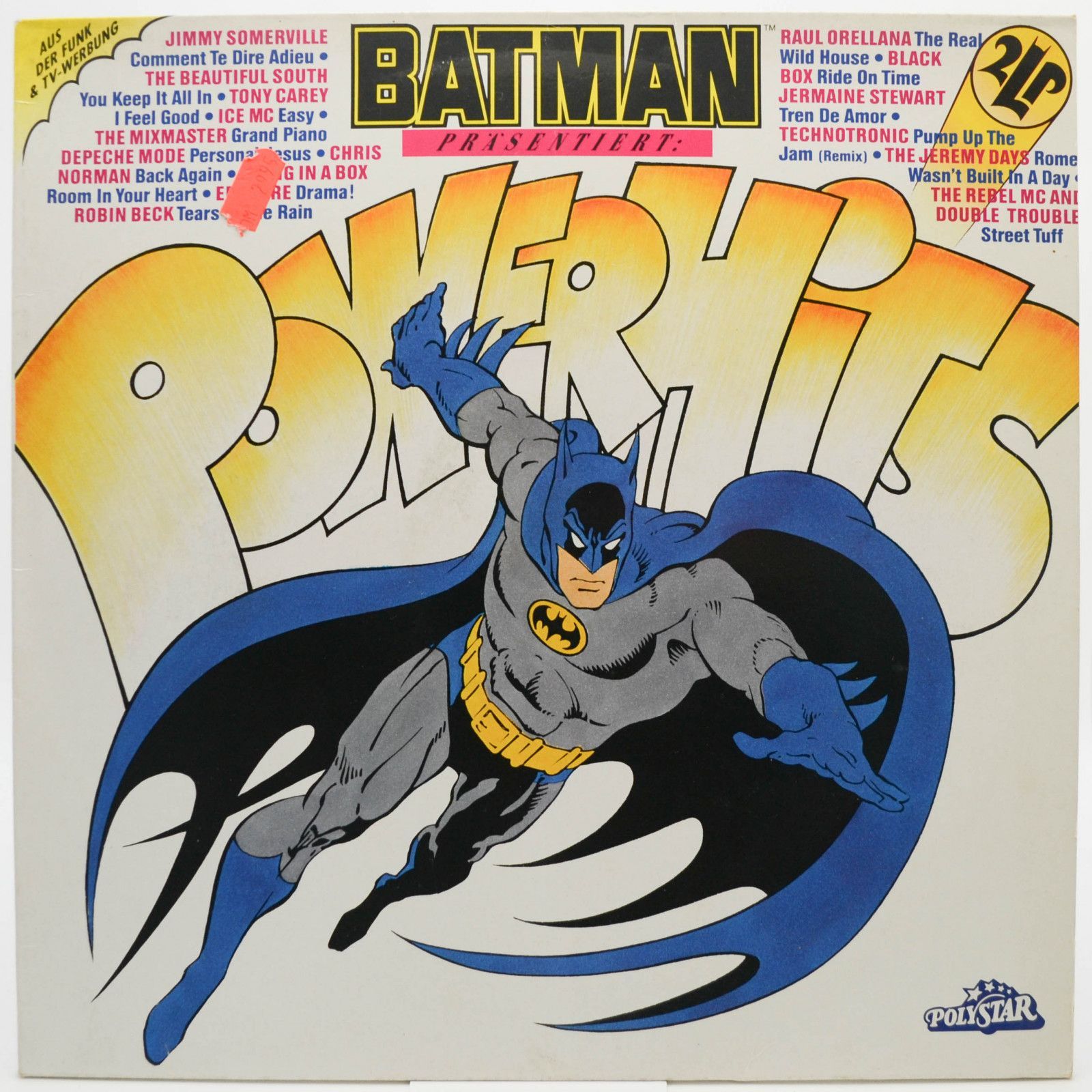 Various — Batman Präsentiert: Powerhits (2LP), 1989