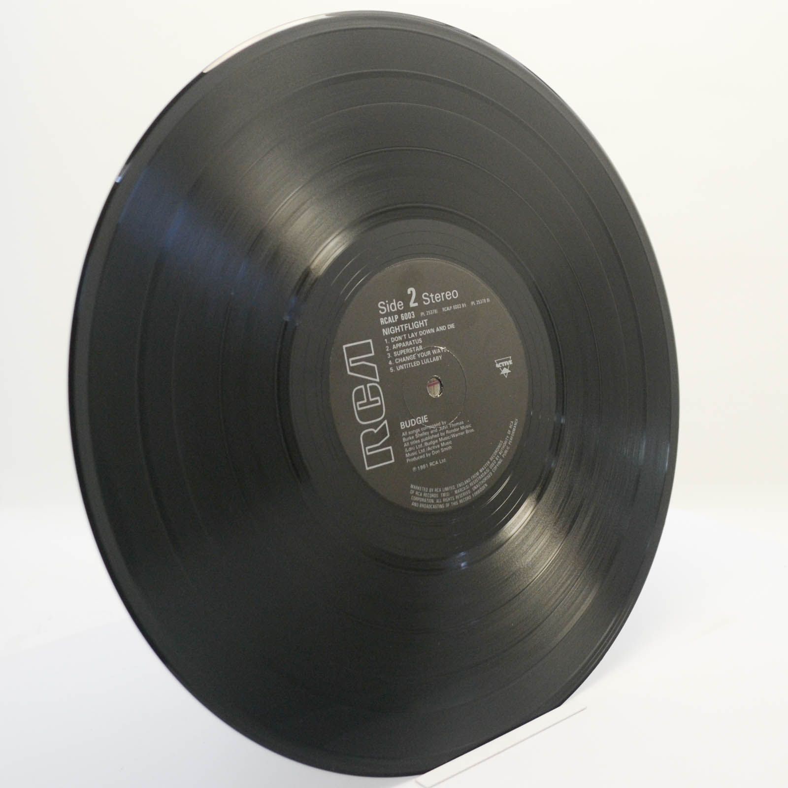 Budgie — Nightflight (UK), 1981