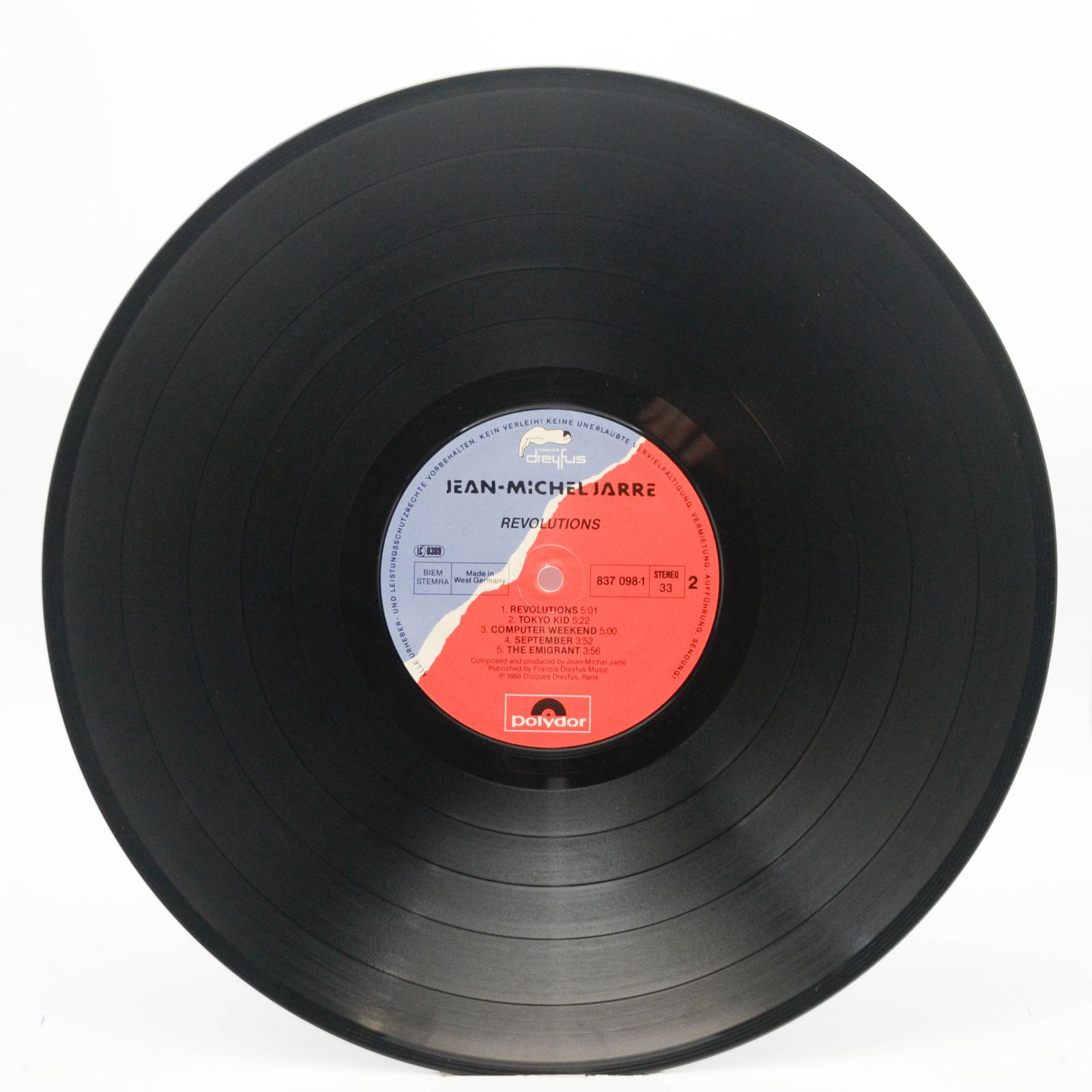 Jean-Michel Jarre — Revolutions, 1988