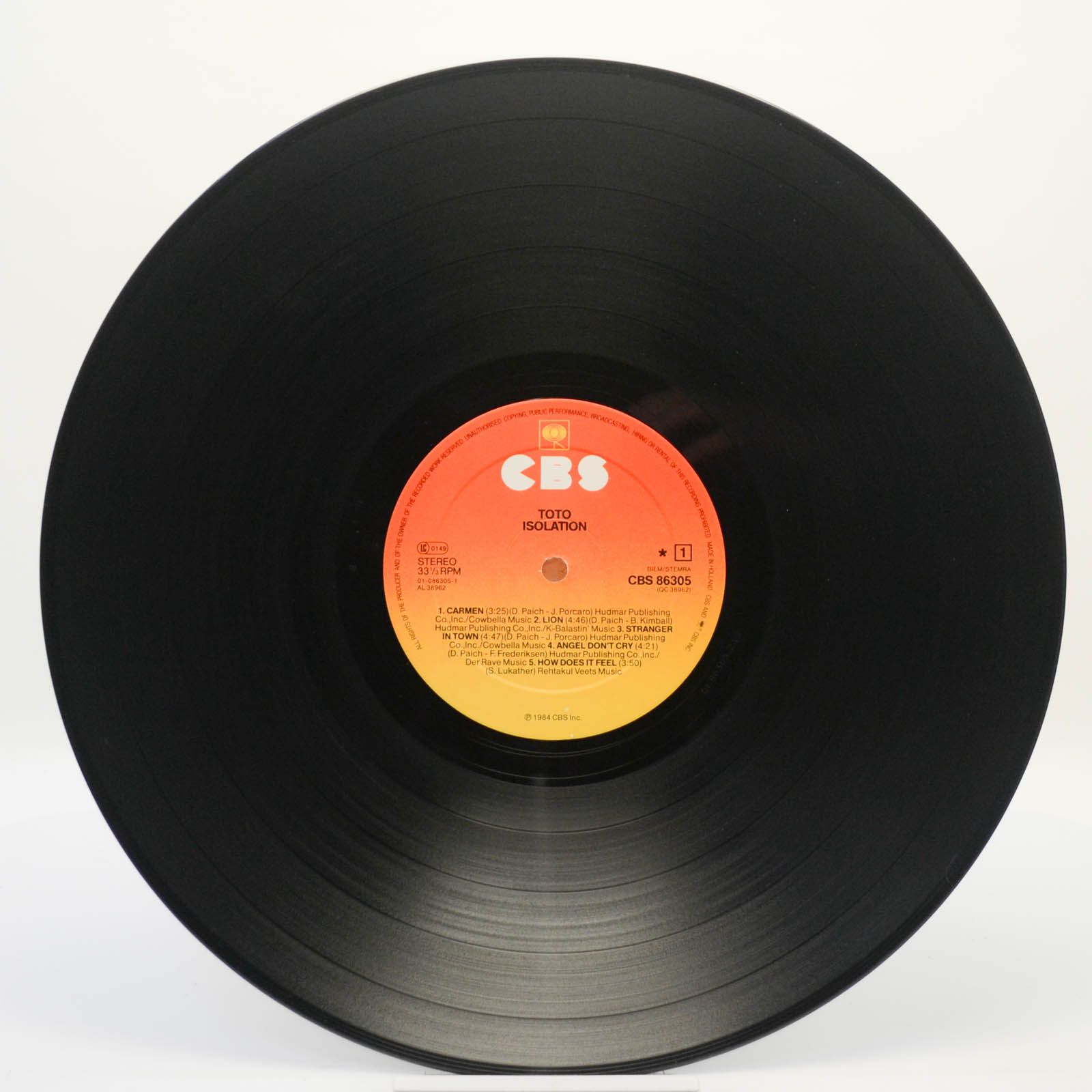 Toto — Isolation, 1984