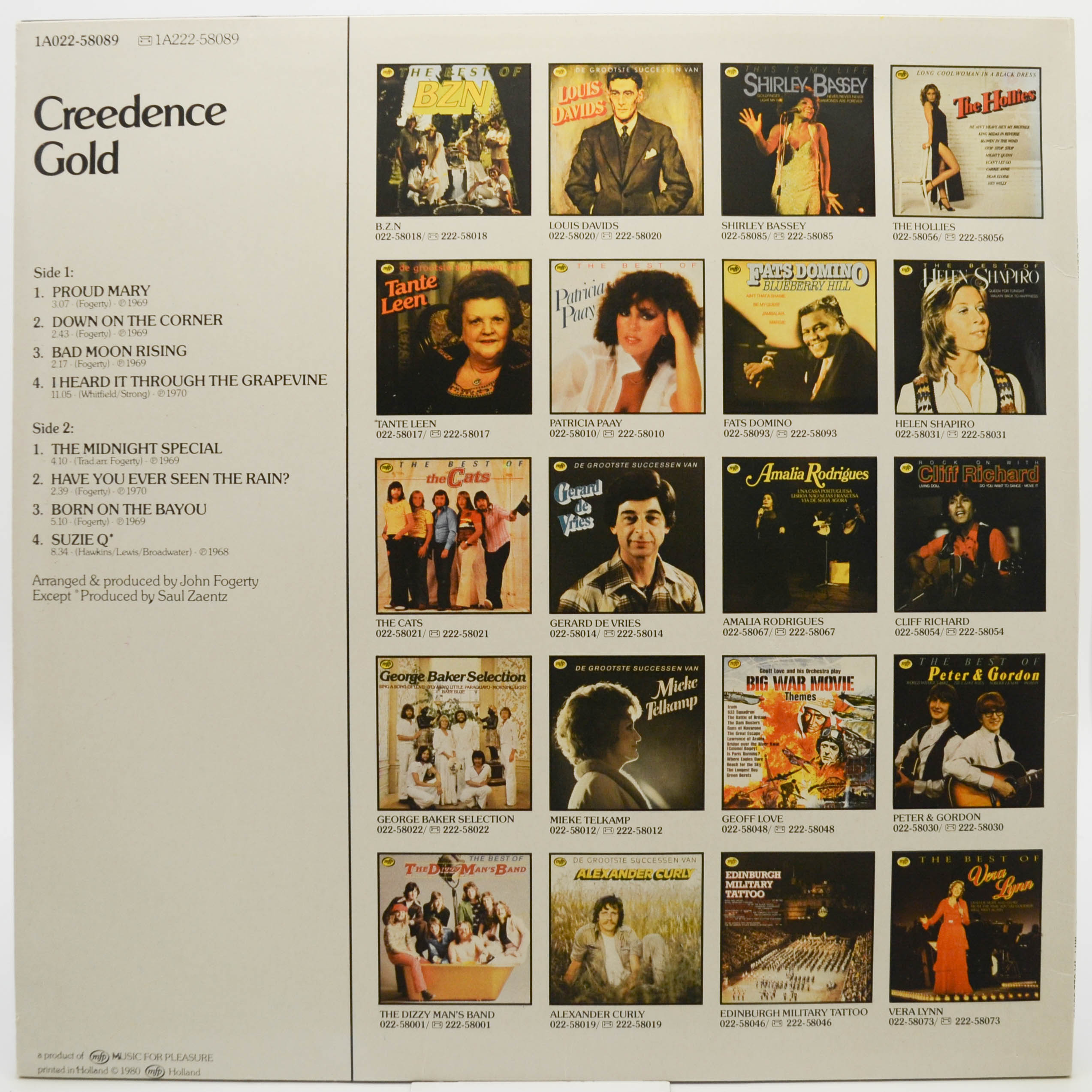 Creedence Clearwater Revival — Creedence Gold, 1980