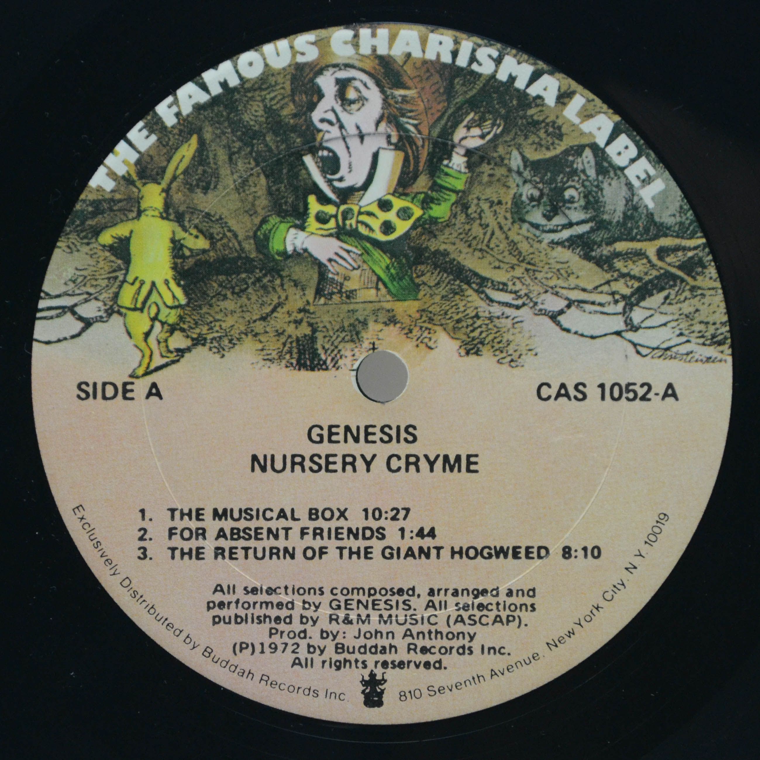 Genesis — Nursery Cryme (USA), 1971