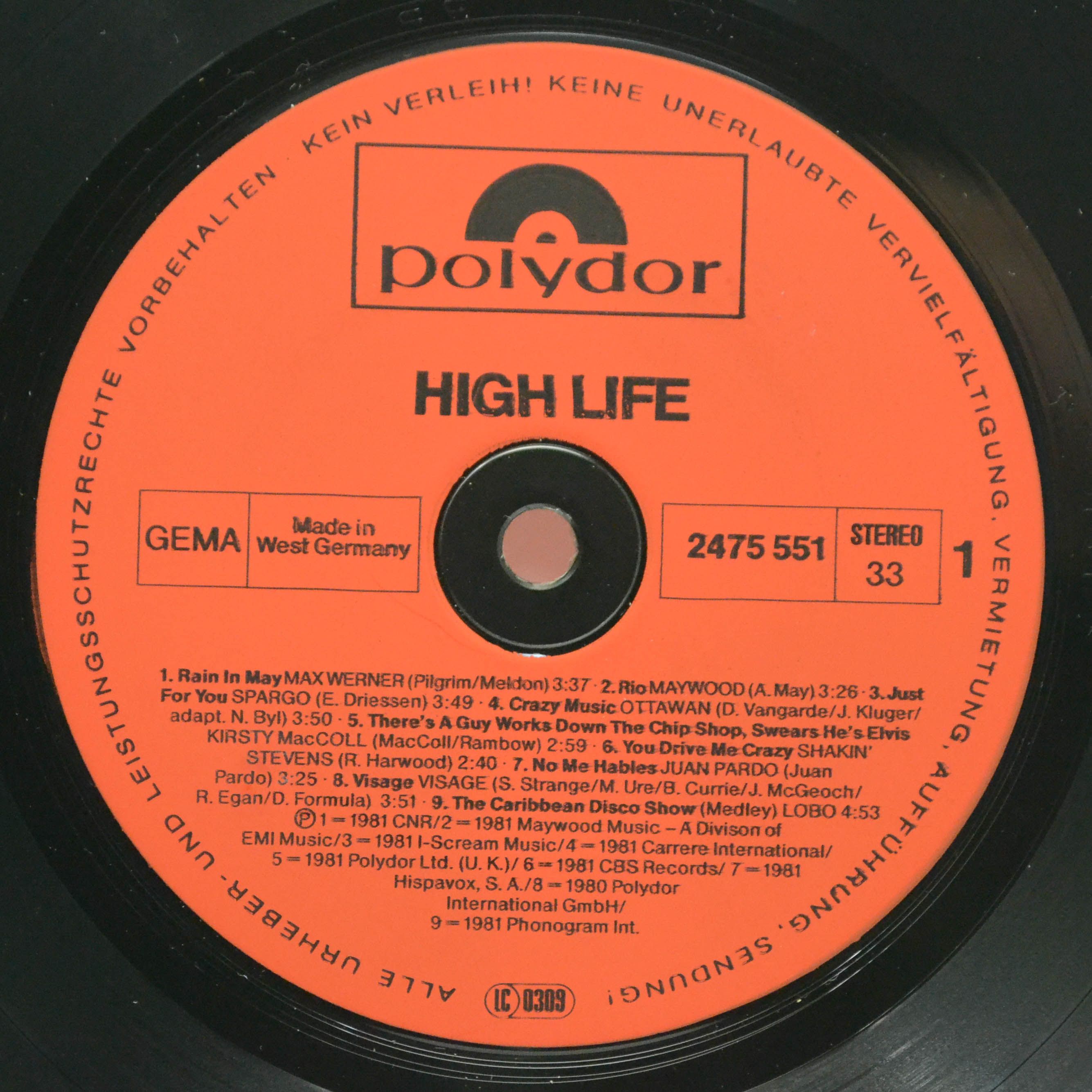 Various — High Life, 1981
