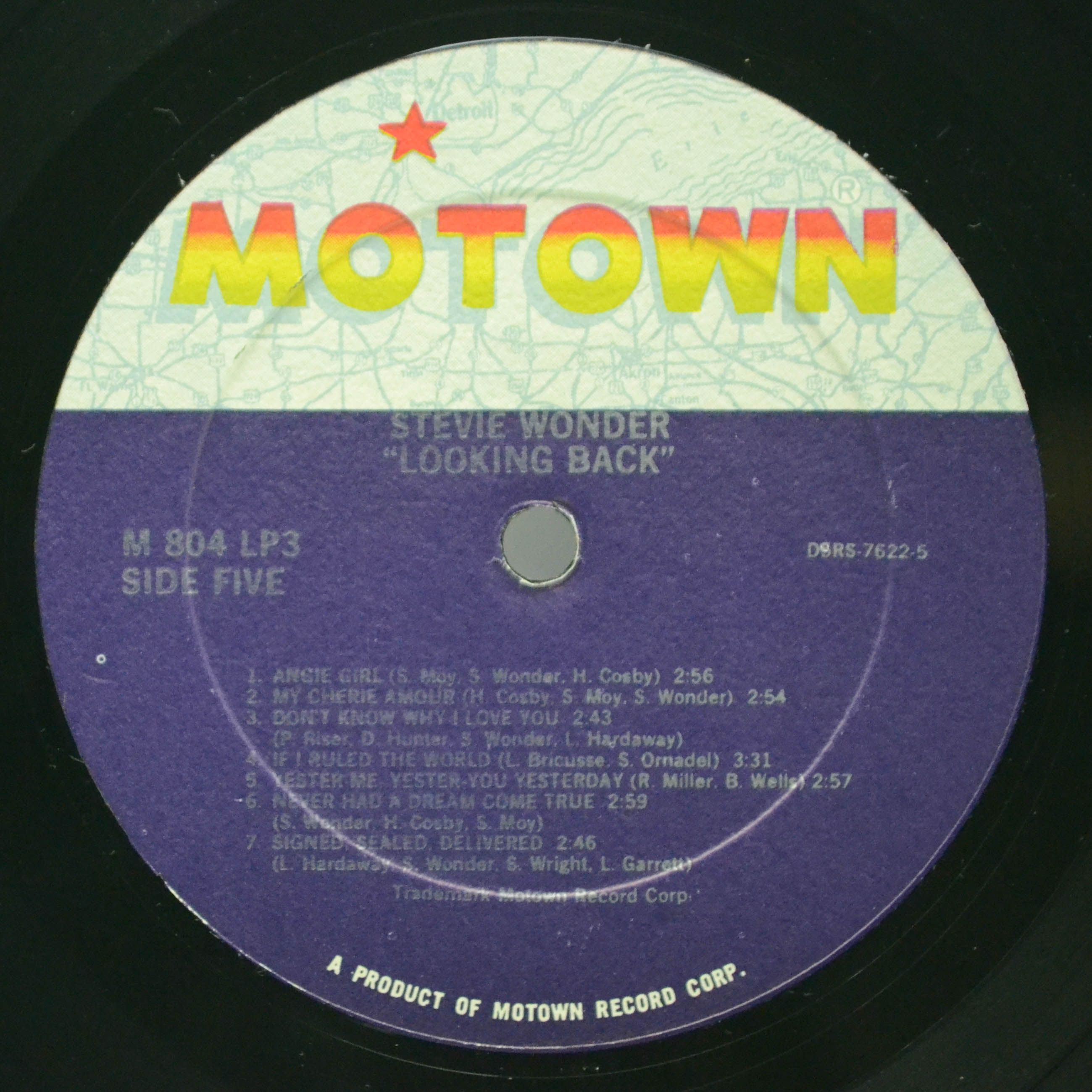 Stevie Wonder — Looking Back (3LP, USA), 1974